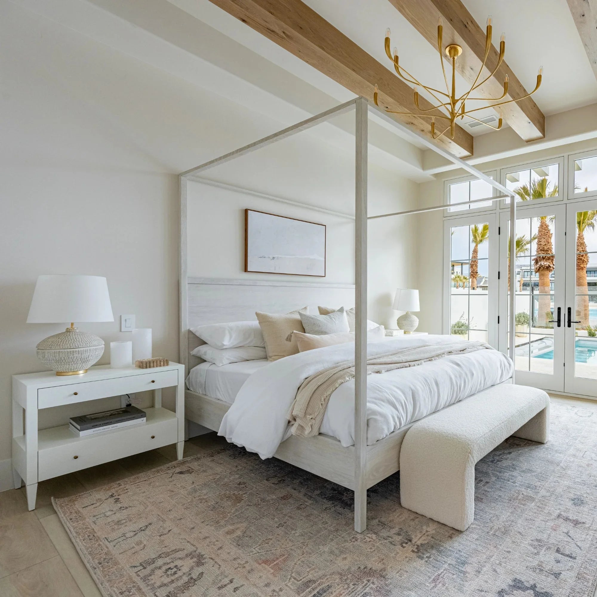 Katonah 24" Table Lamp, Gold Leaf Finish