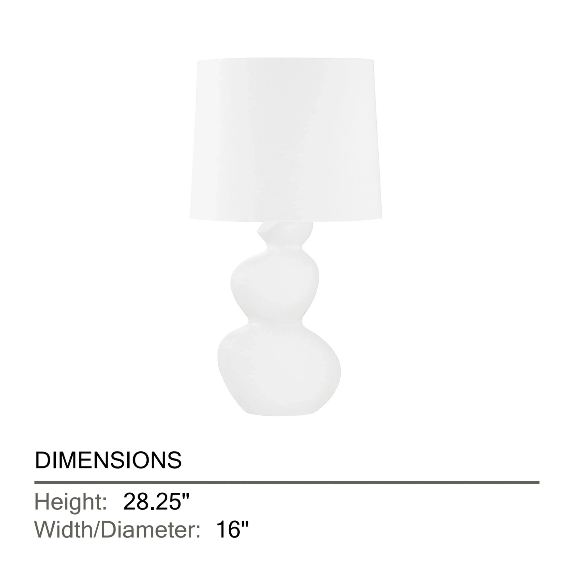 Kingsley 28" Table Lamp, Aged Brass/Ceramic Satin White Finish