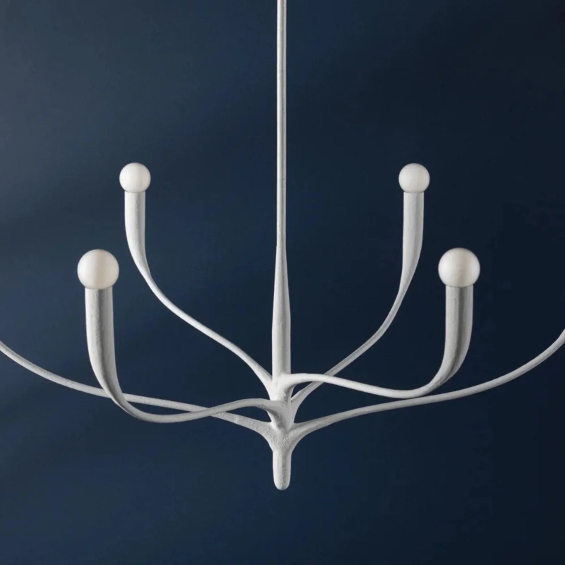 Hudson Valley Lighting - Labra 37" 6-Light Chandelier, White Plaster Finish | Bees Lighting
