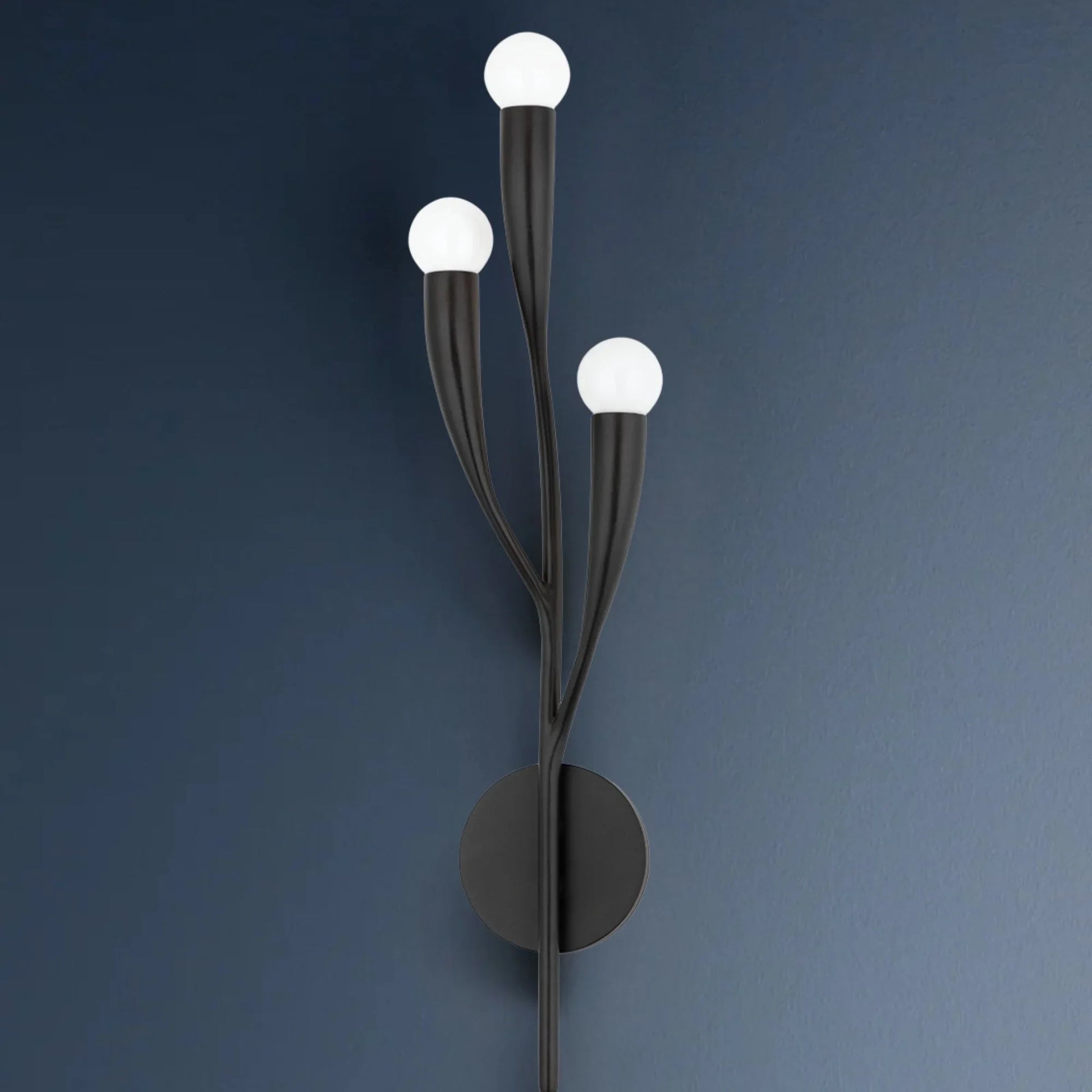 Hudson Valley Lighting - Labra 25" 3-Light Wall Sconce, Aged Iron Finish | Bees Lighting