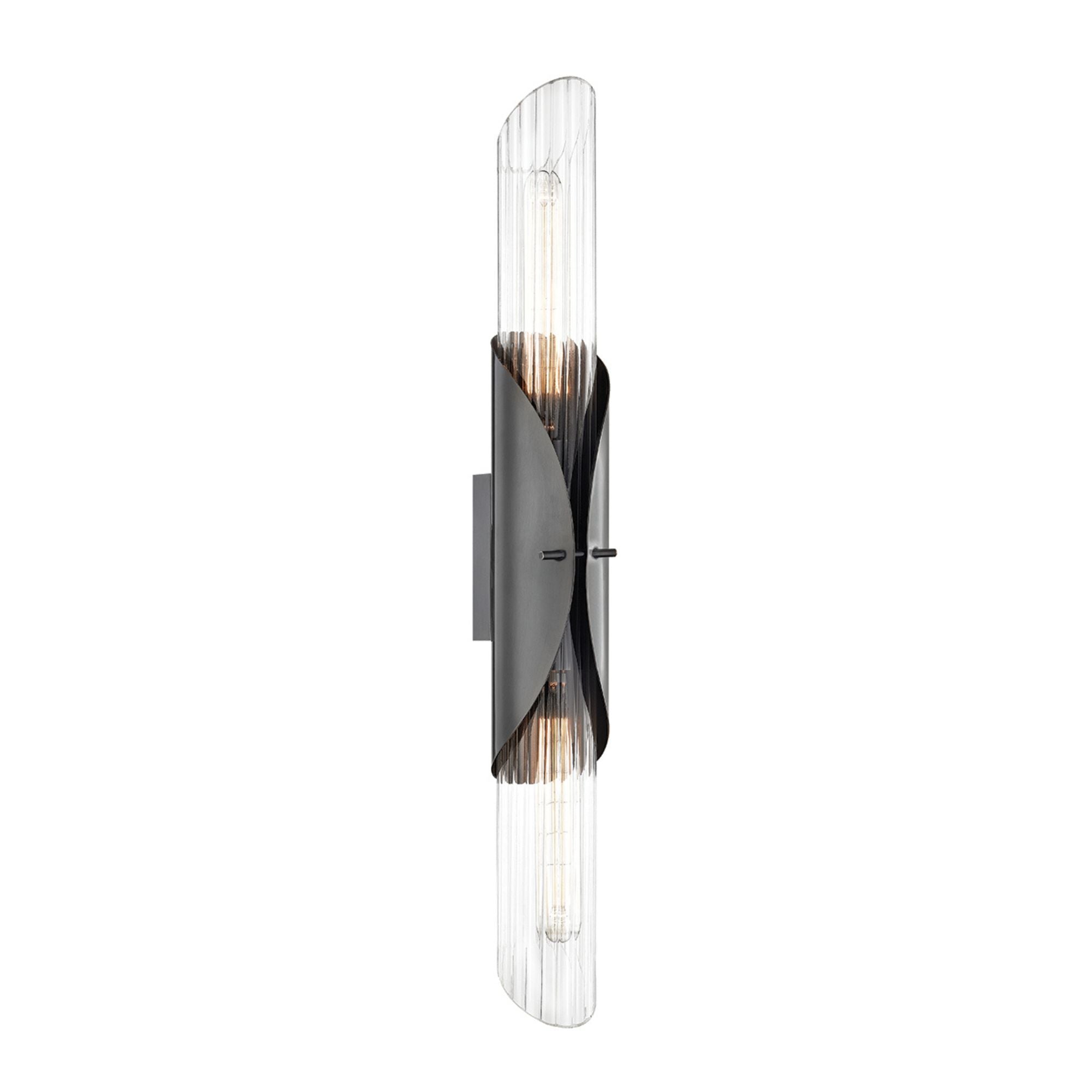 Lefferts 26" 2-Light Wall Sconce, Old Bronze Finish