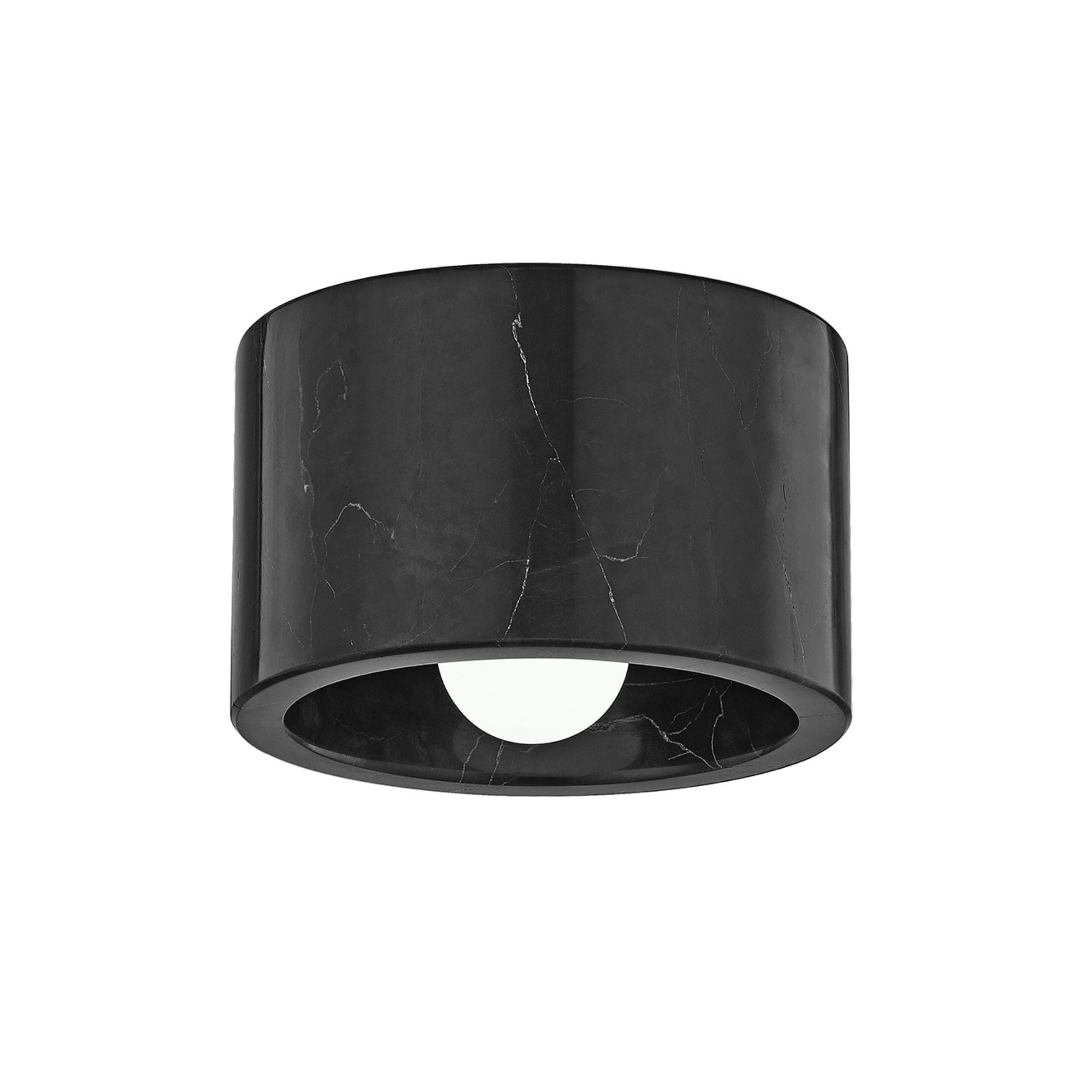 Loris 6 in. LED Flush Mount Light Black Finish
