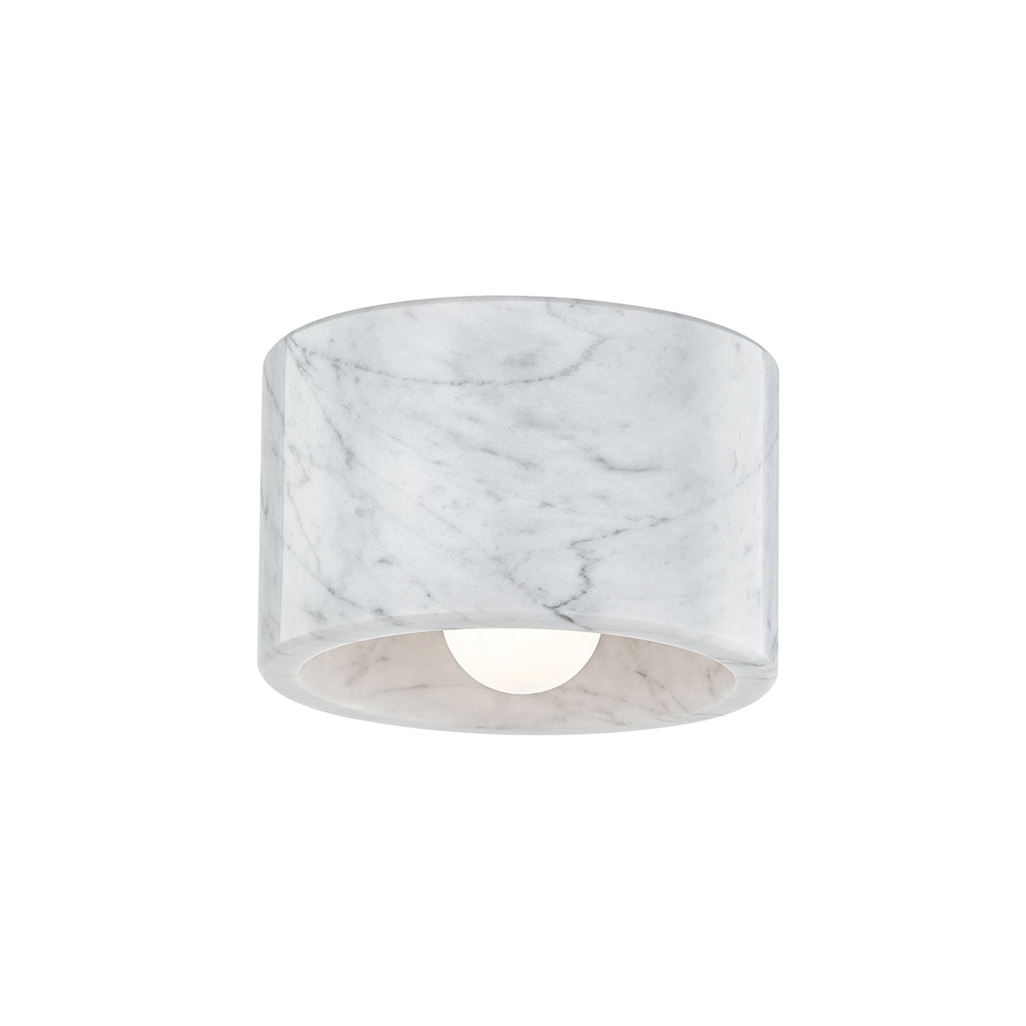 Loris 6 in. LED Flush Mount Light Polished Nickel Finish