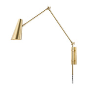 Hudson Valley Lighting - Lorne Plug-in Swing Arm Wall Sconce | Bees Lighting