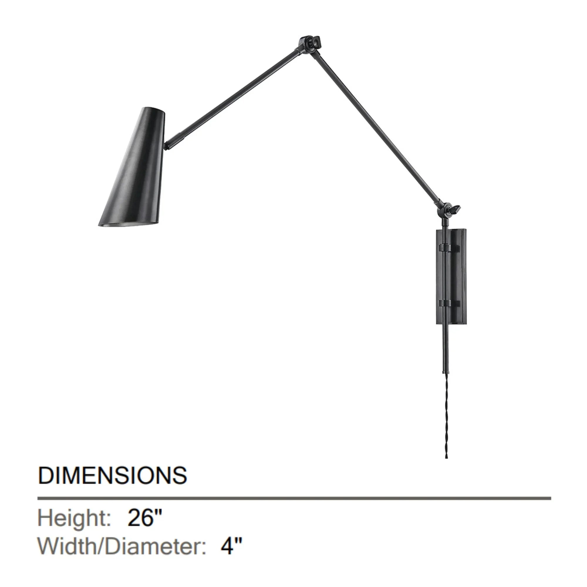 Lorne 26" Wall Sconce, Old Bronze Finish