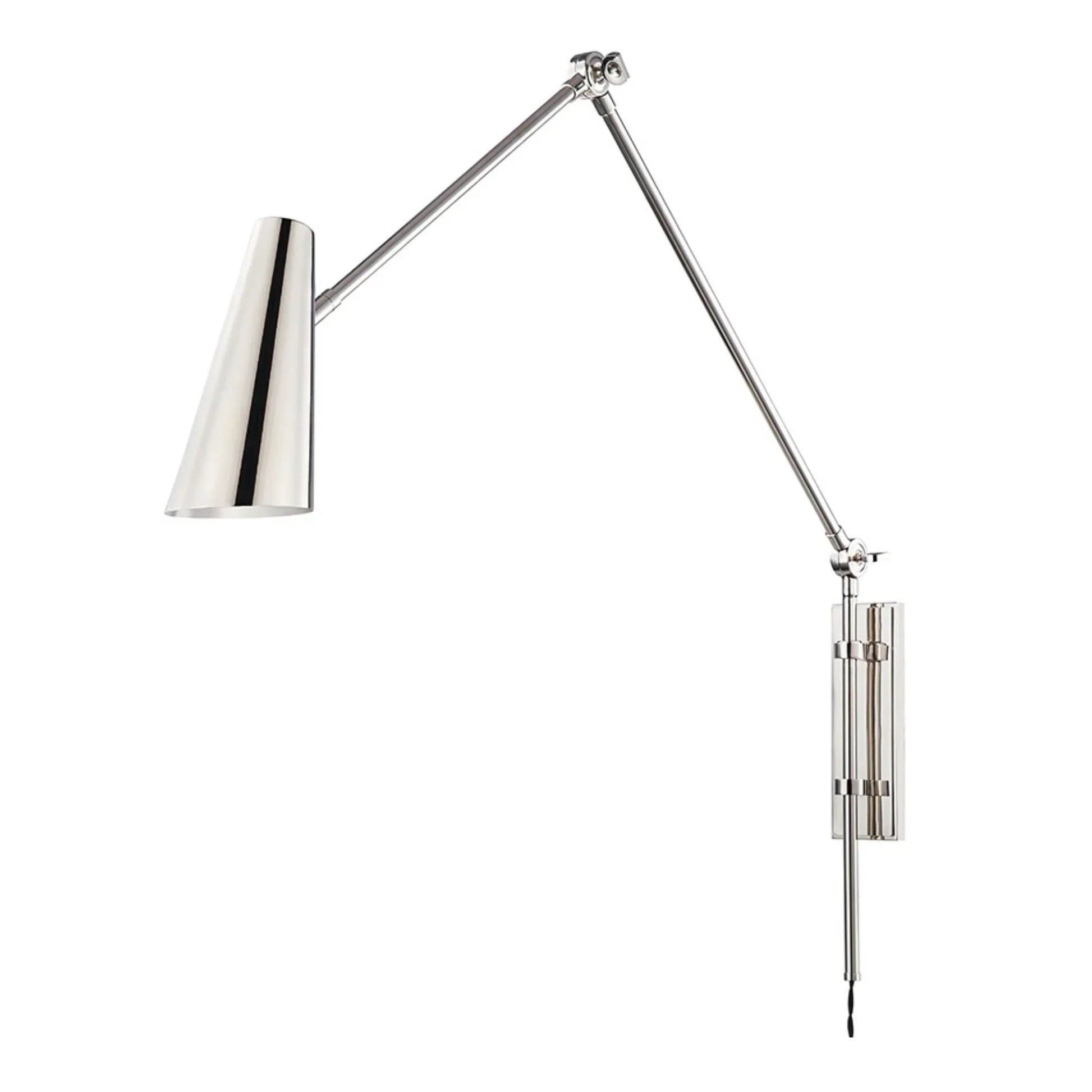 Hudson Valley Lighting - Lorne Plug-in Swing Arm Wall Sconce | Bees Lighting