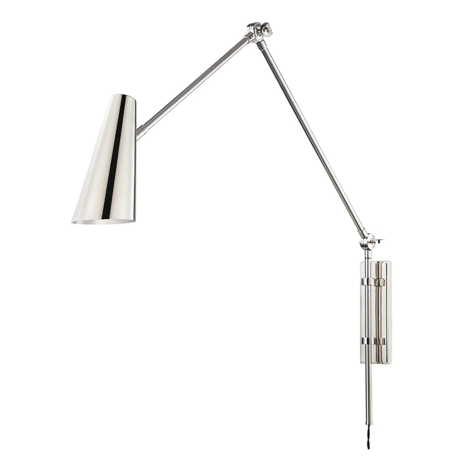 Lorne 26" Wall Sconce, Polished Nickel Finish