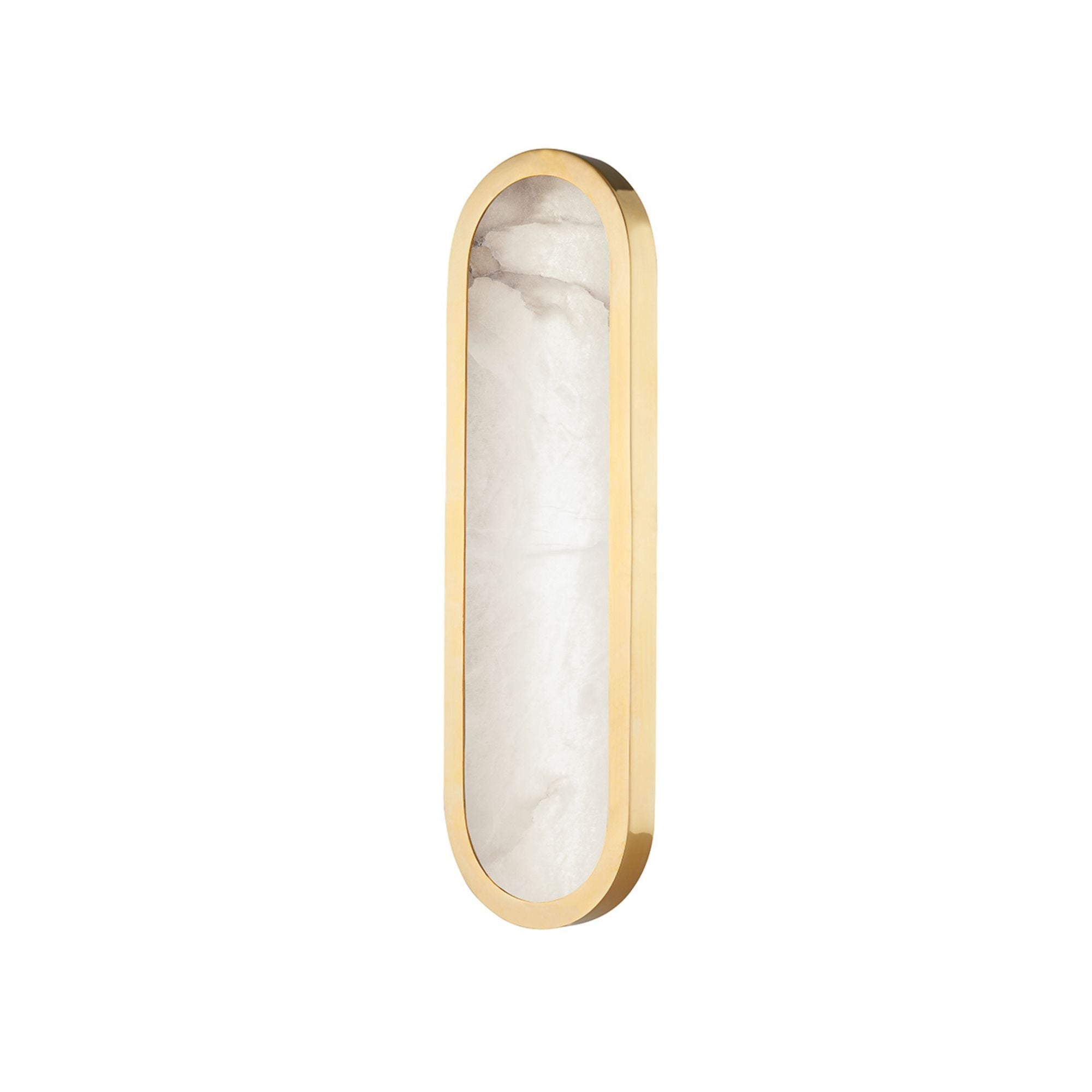 Manhasset 19" LED Wall Sconce, Aged Brass Finish