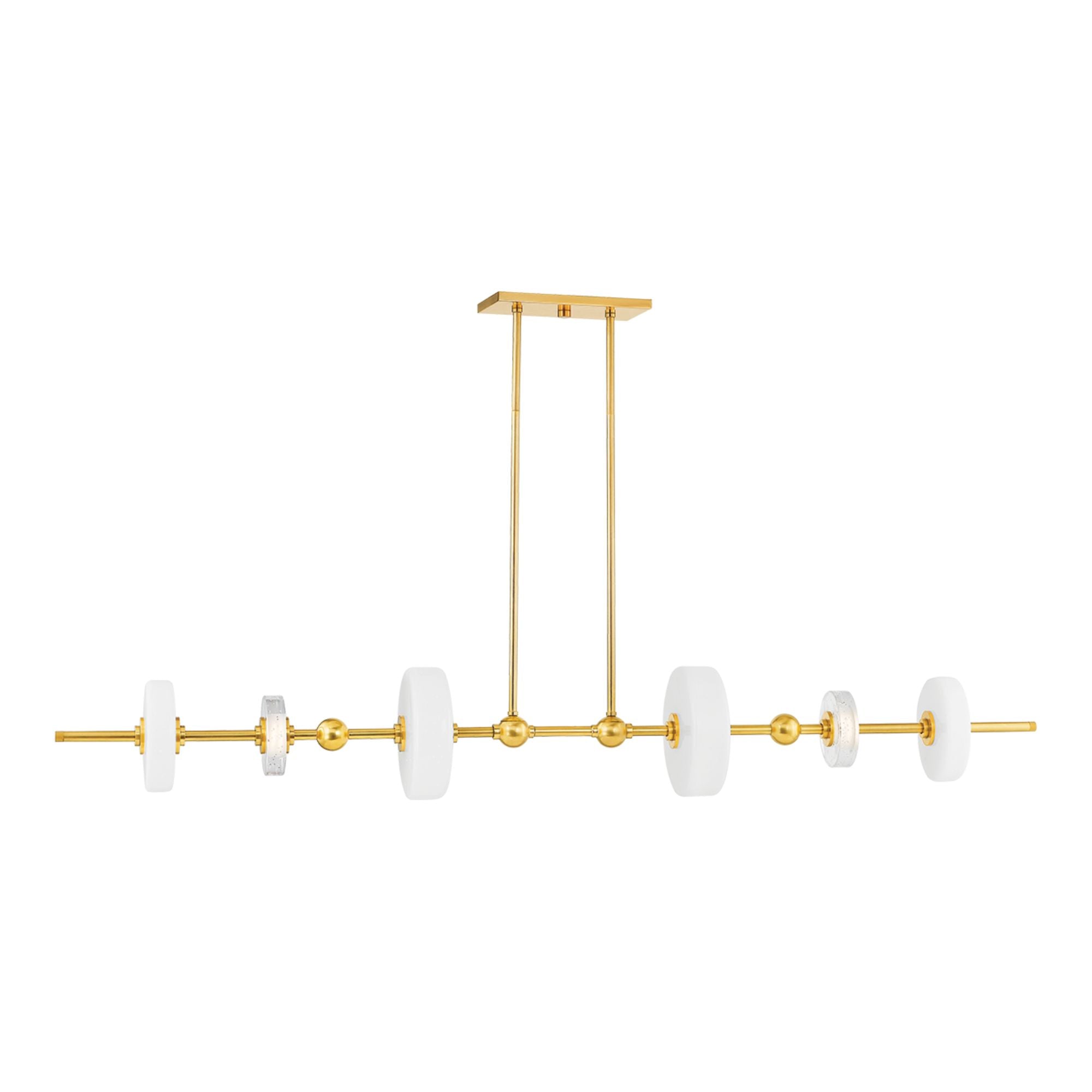 Maynard 60" LED Linear, Aged Brass Finish