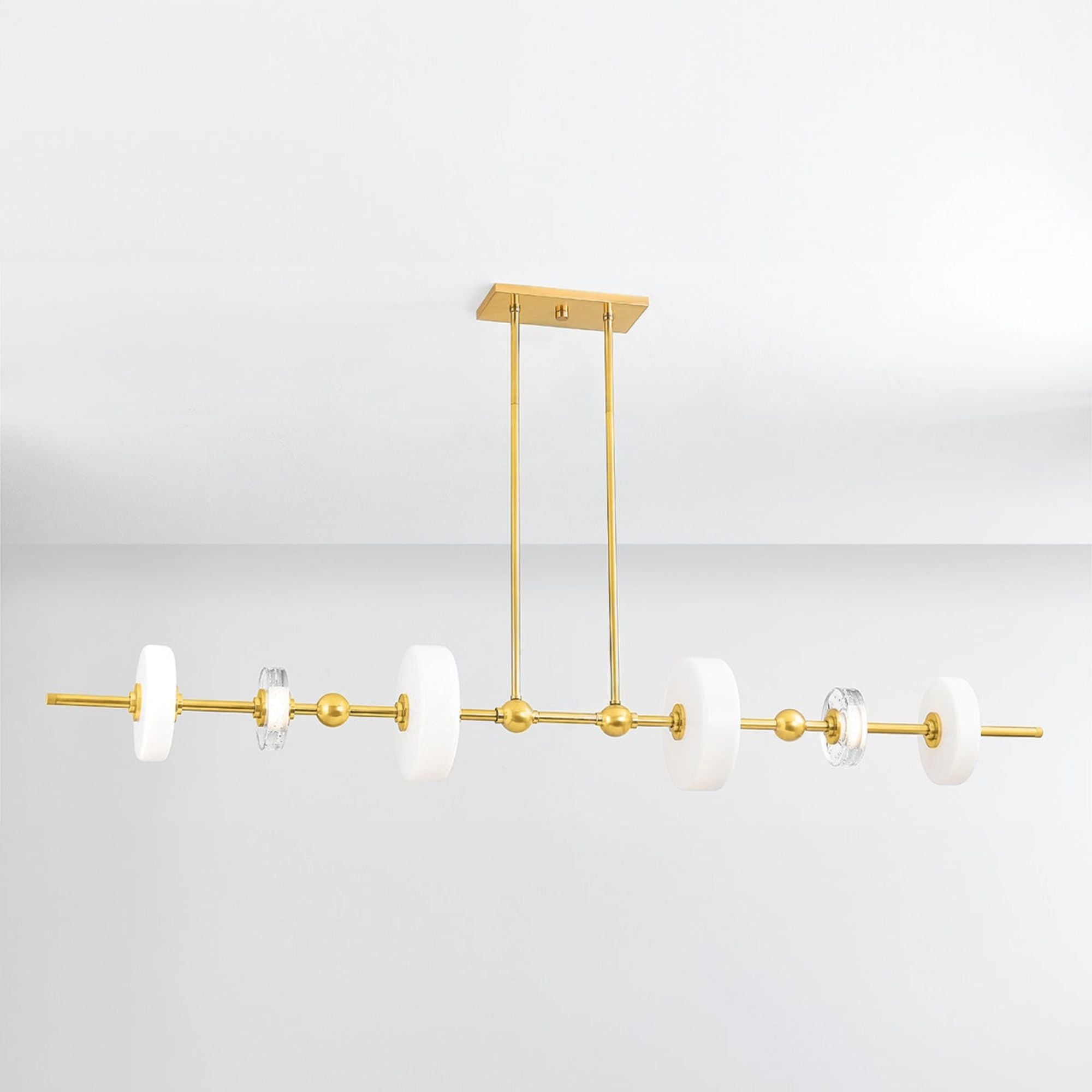 Maynard 60" LED Linear, Aged Brass Finish