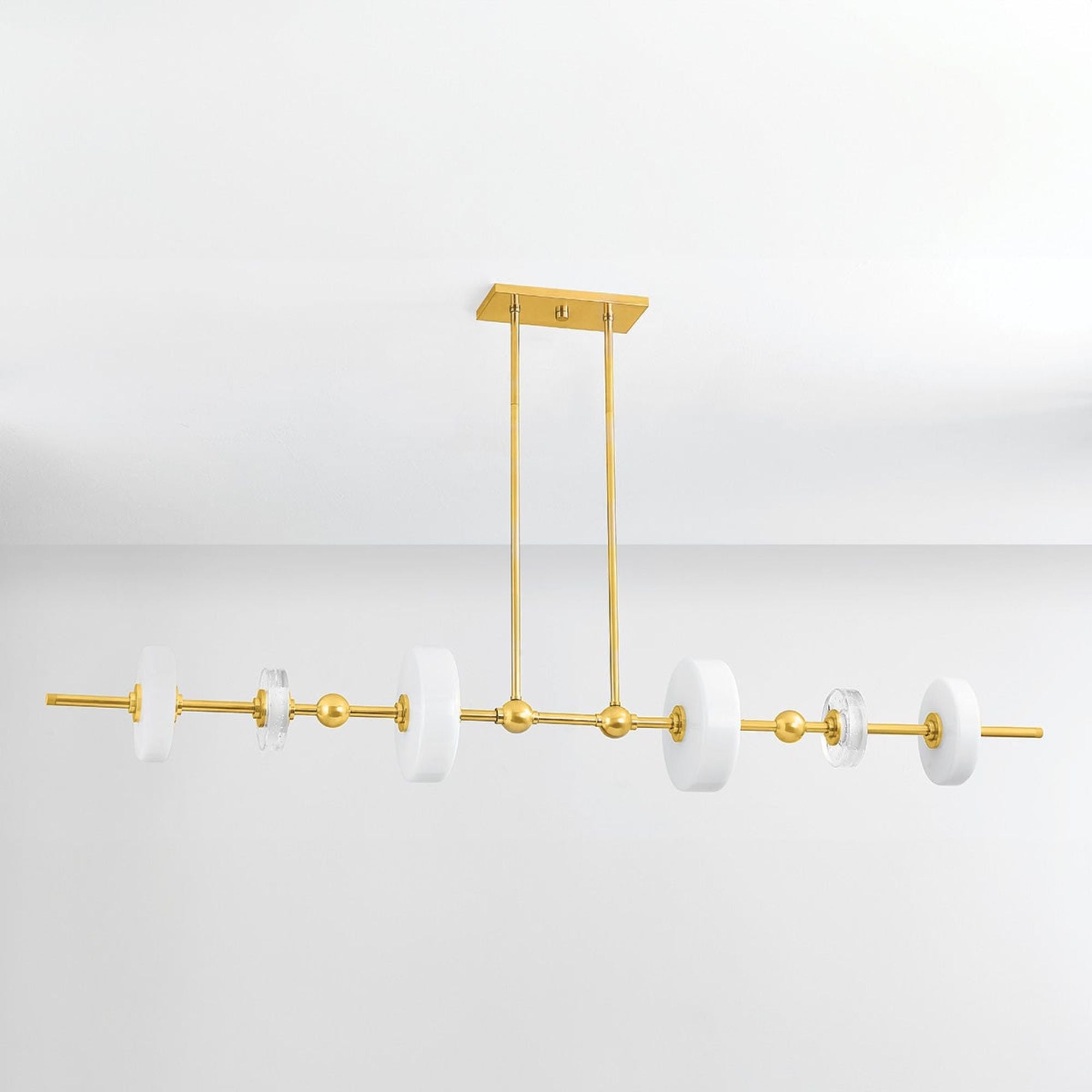 Maynard 60" LED Linear, Aged Brass Finish