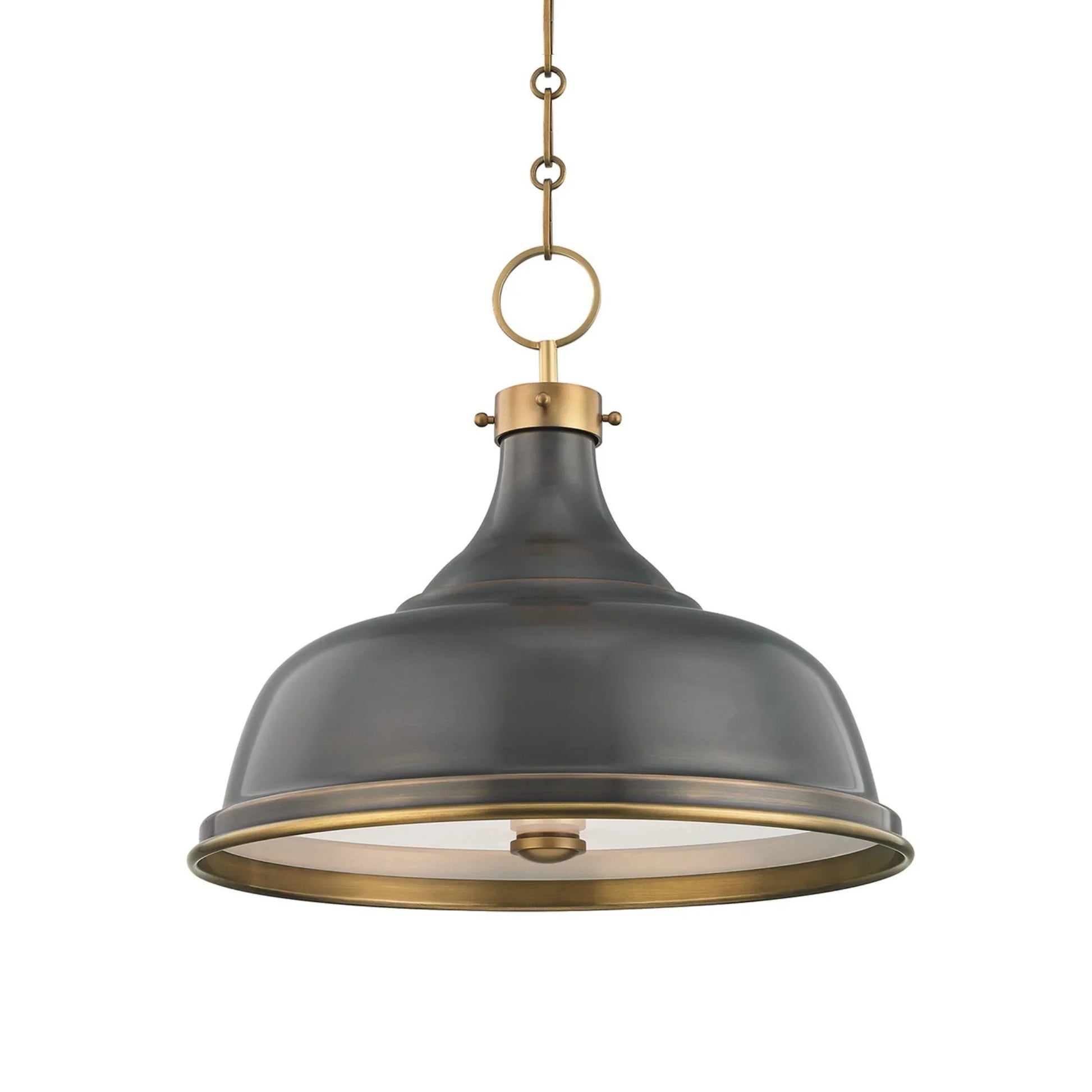 Hudson Valley Lighting - Metal No.1 18" 3-Light Pendant, Aged/Antique Distressed Bronze Finish | Bees Lighting