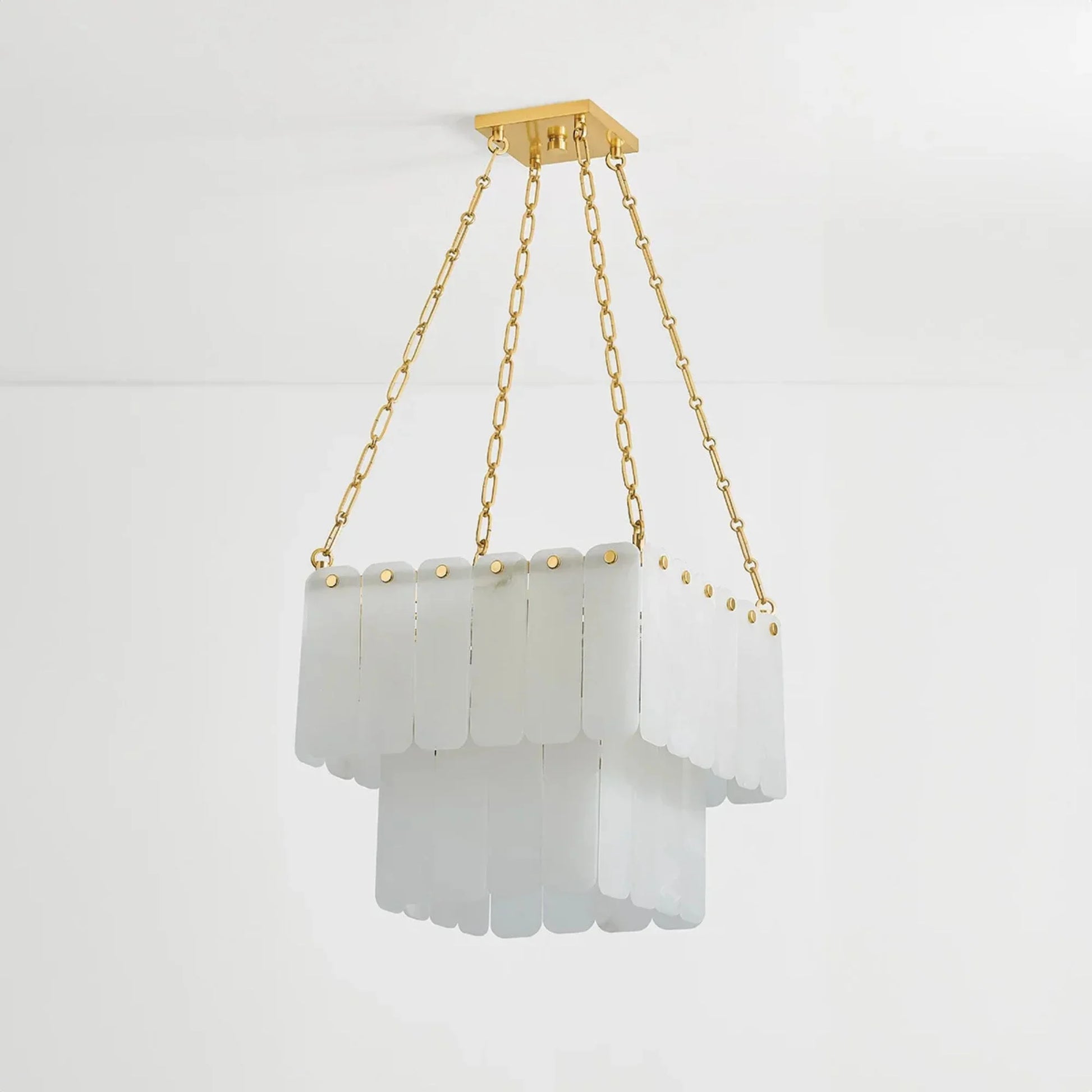 Hudson Valley Lighting - Moissanite 20" 17-Light Chandelier, Aged Brass Finish | Bees Lighting