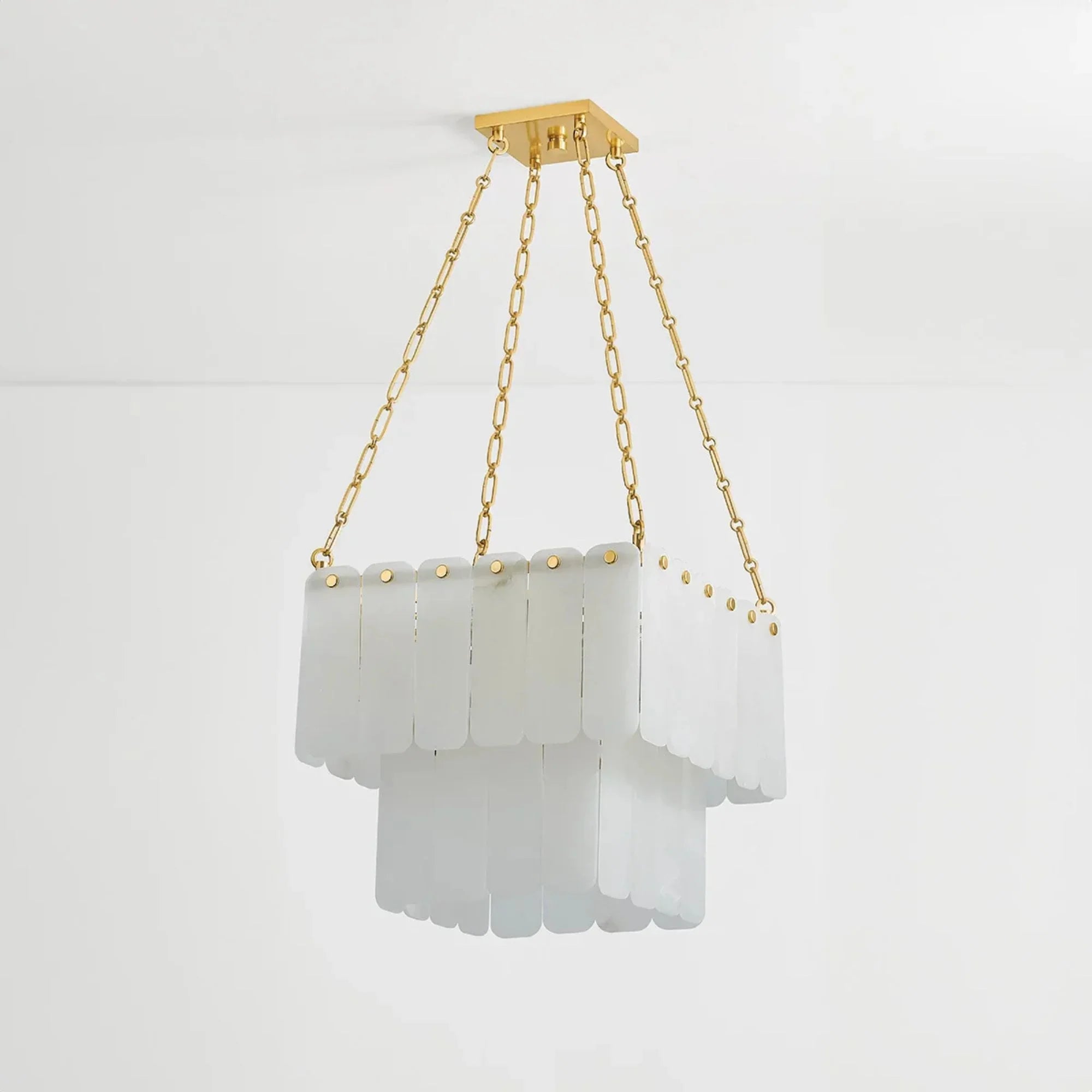 Hudson Valley Lighting - Moissanite 20" 17-Light Chandelier, Aged Brass Finish | Bees Lighting