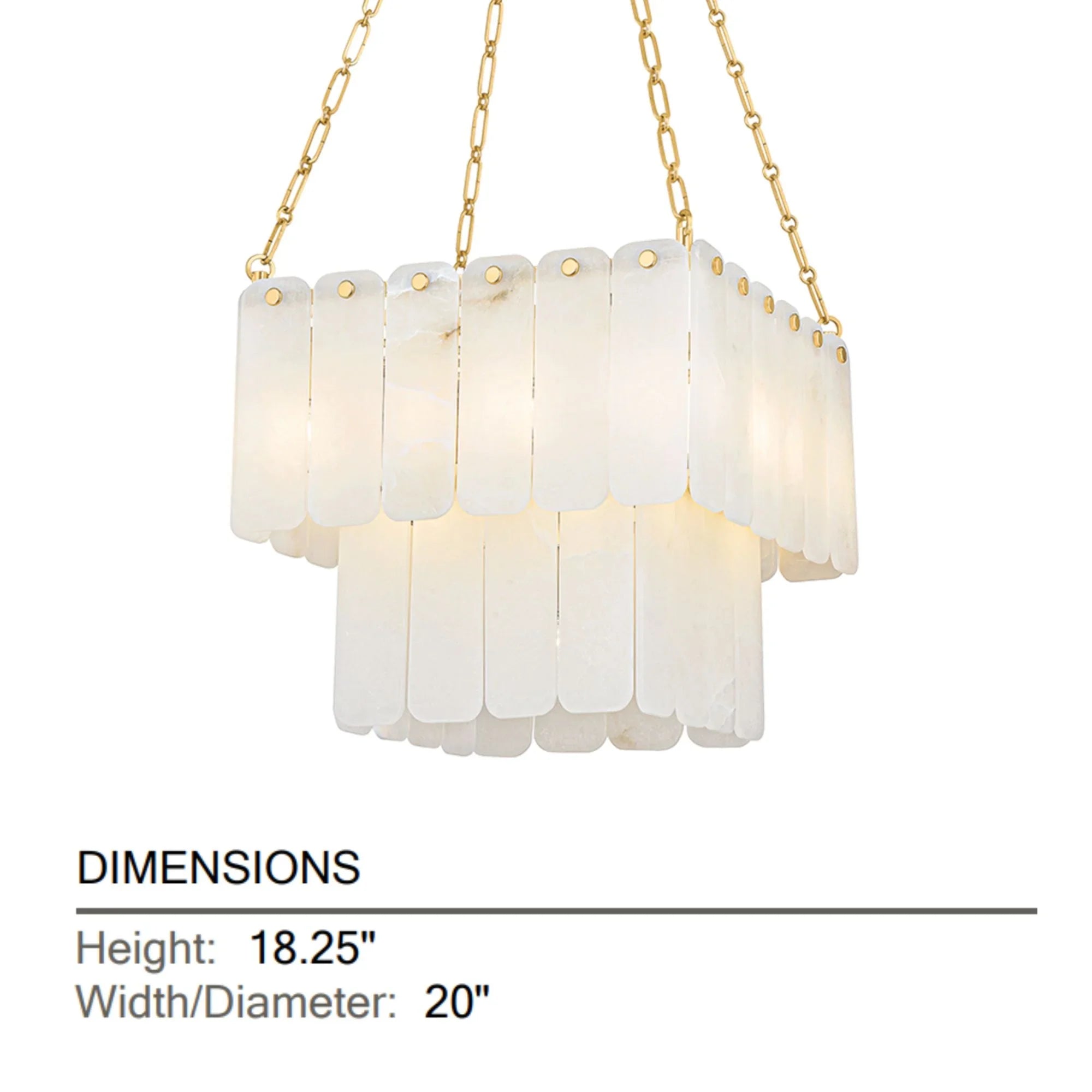 Hudson Valley Lighting - Moissanite 20" 17-Light Chandelier, Aged Brass Finish | Bees Lighting