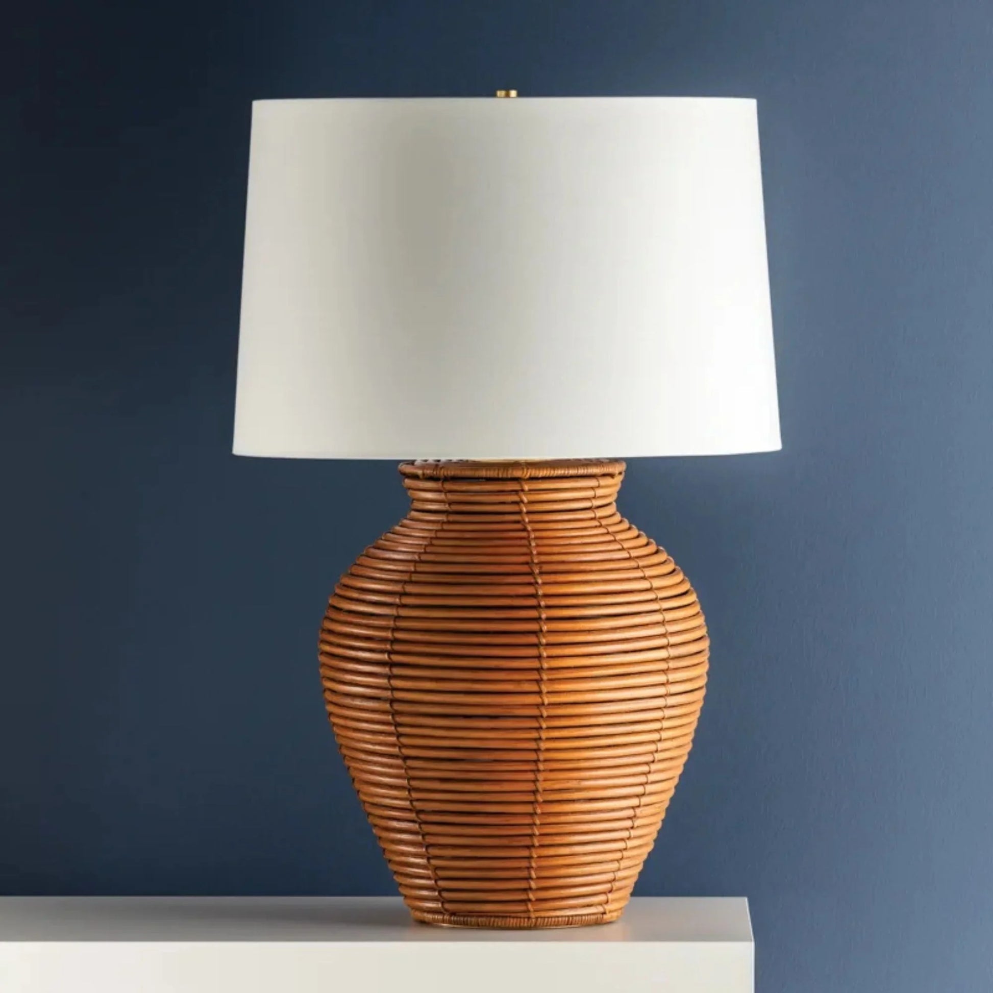 Hudson Valley Lighting - Newark 30" Table Lamp, Vintage Gold Leaf Finish | Bees Lighting