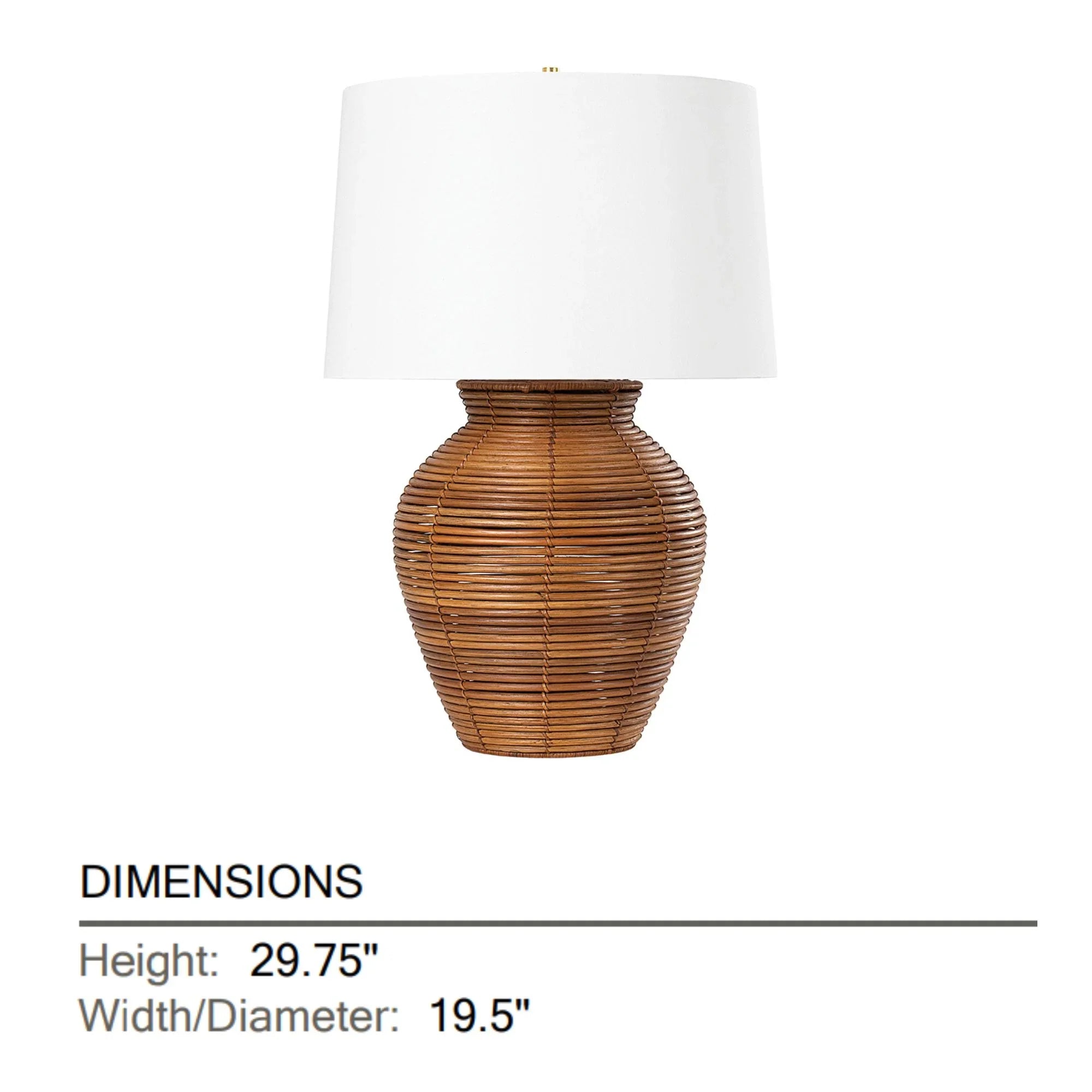 Hudson Valley Lighting - Newark 30" Table Lamp, Vintage Gold Leaf Finish | Bees Lighting