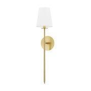 Niagara 28" Wall Sconce, Aged Brass Finish