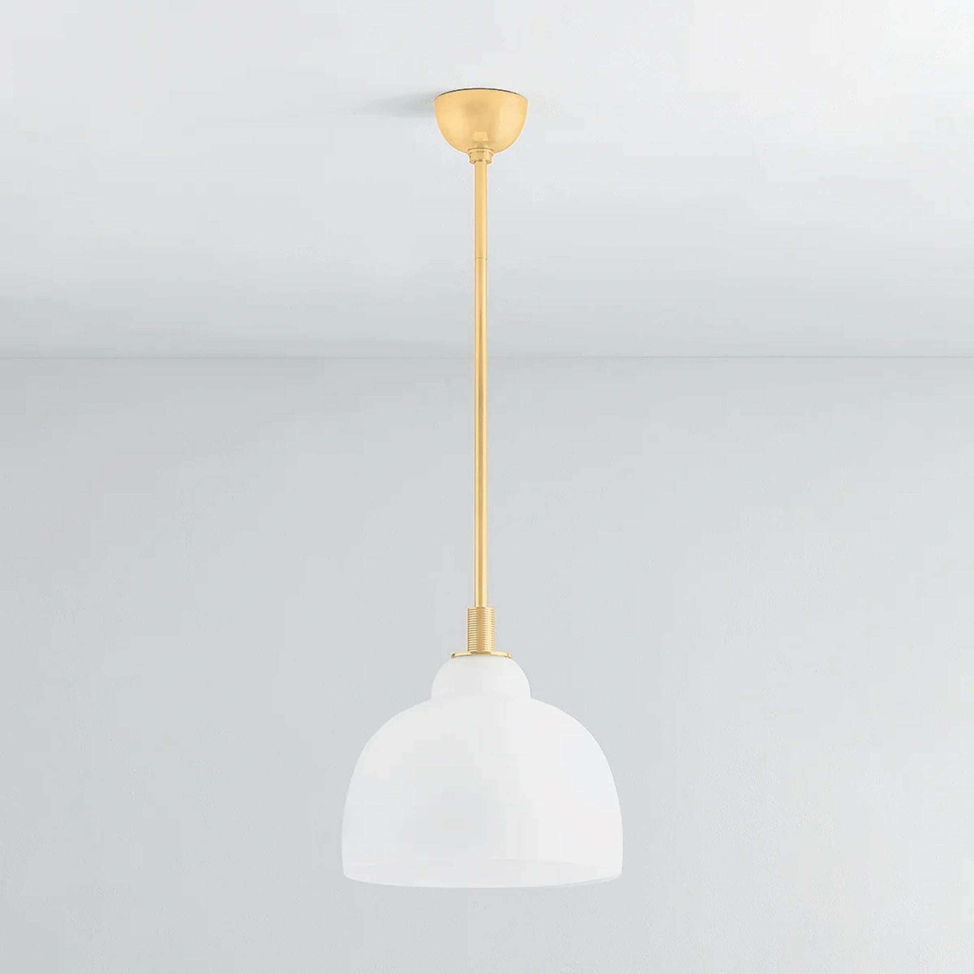 Oberon 14" Pendant, Aged Brass Finish