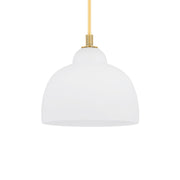 Oberon 18" Pendant, Aged Brass Finish
