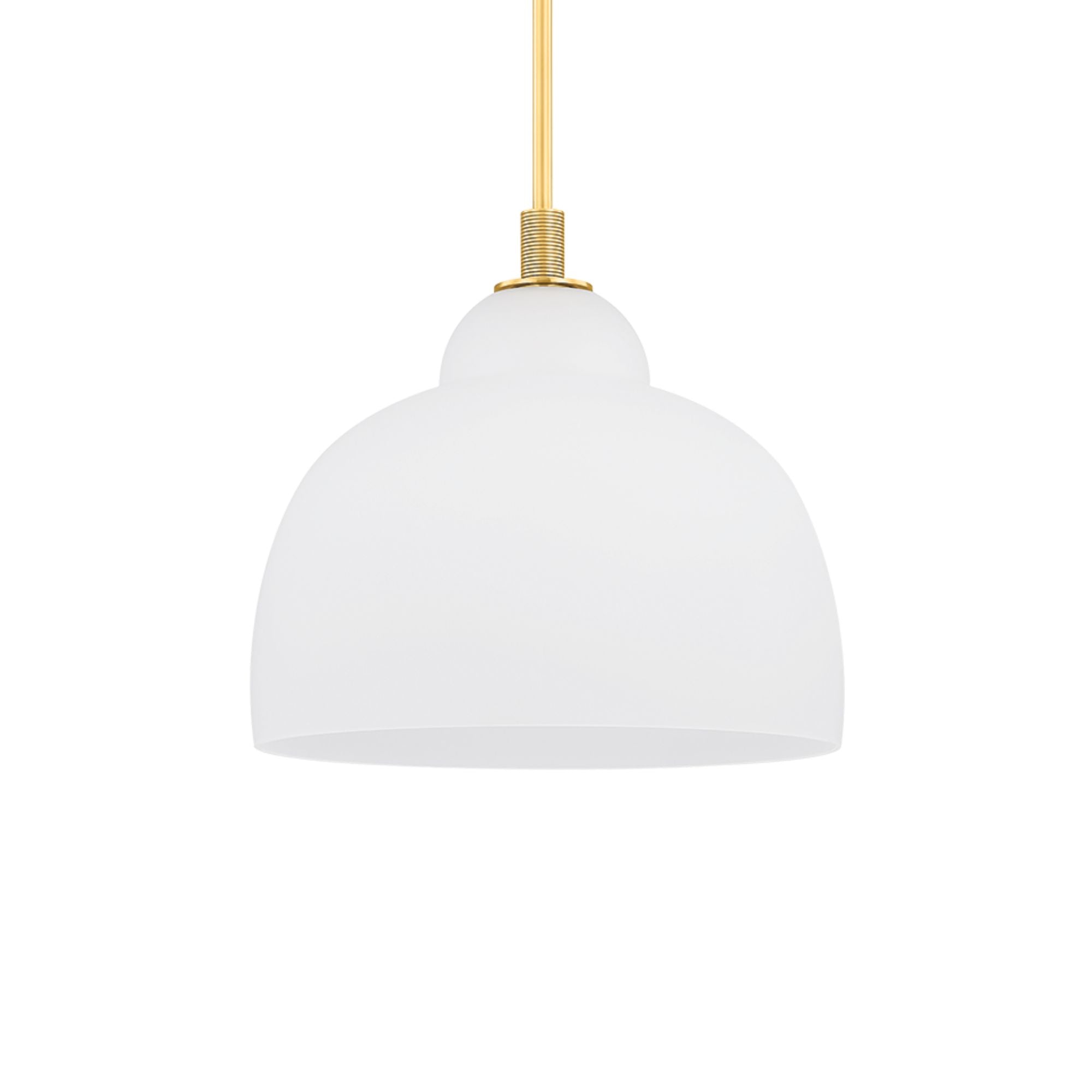 Oberon 18" Pendant, Aged Brass Finish