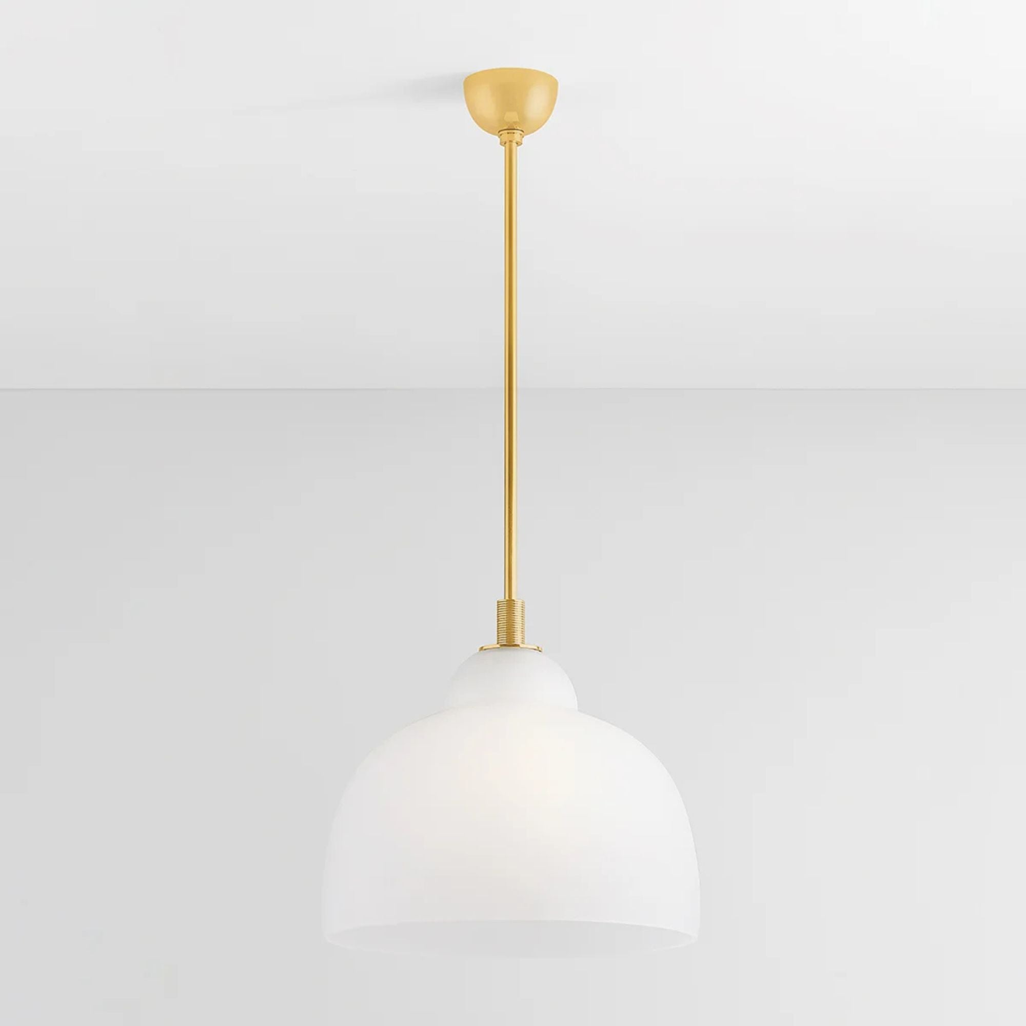 Oberon 18" Pendant, Aged Brass Finish