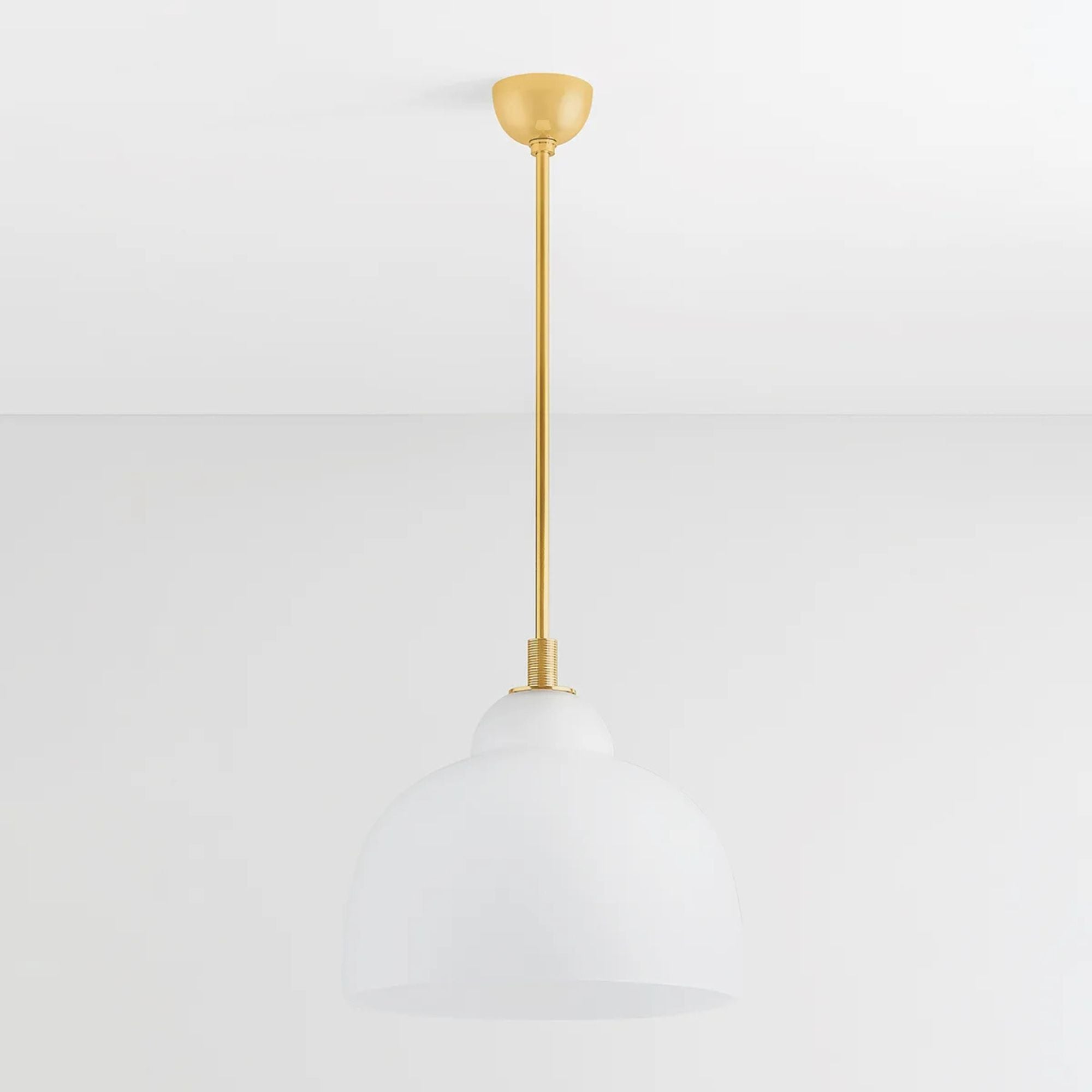 Oberon 18" Pendant, Aged Brass Finish