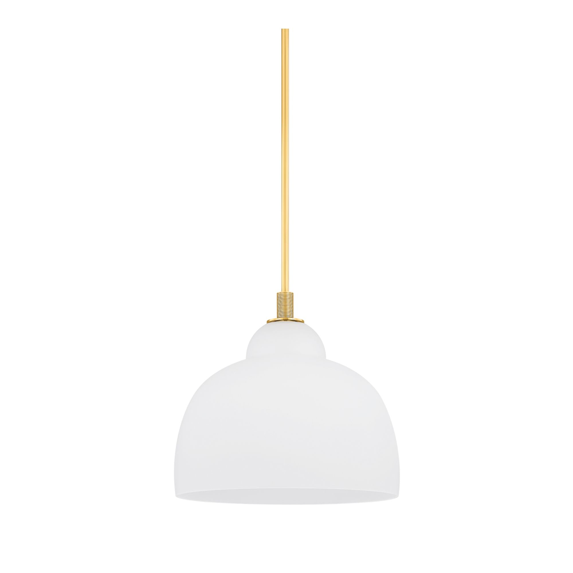 Oberon 18" Pendant, Aged Brass Finish