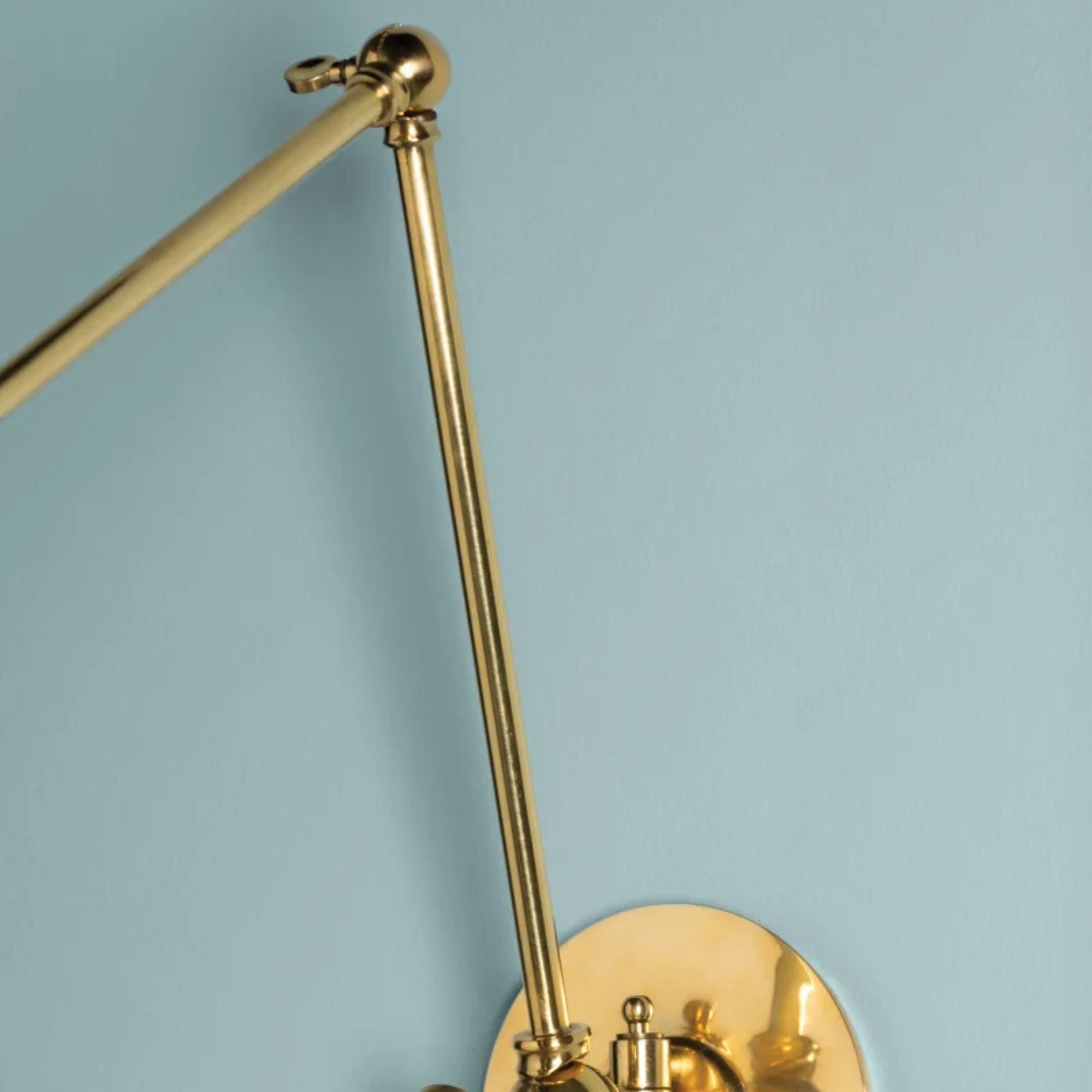 Osterley 38" Swing Arm Lamp, Aged/Antique Distressed Bronze Finish