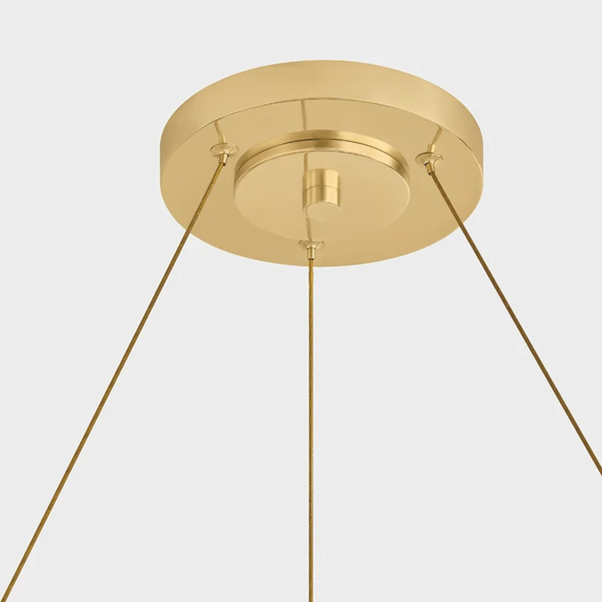 Hudson Valley Pacama 55 in. 13-Light Chandelier, Aged Brass with Seeded Cloud Glass
