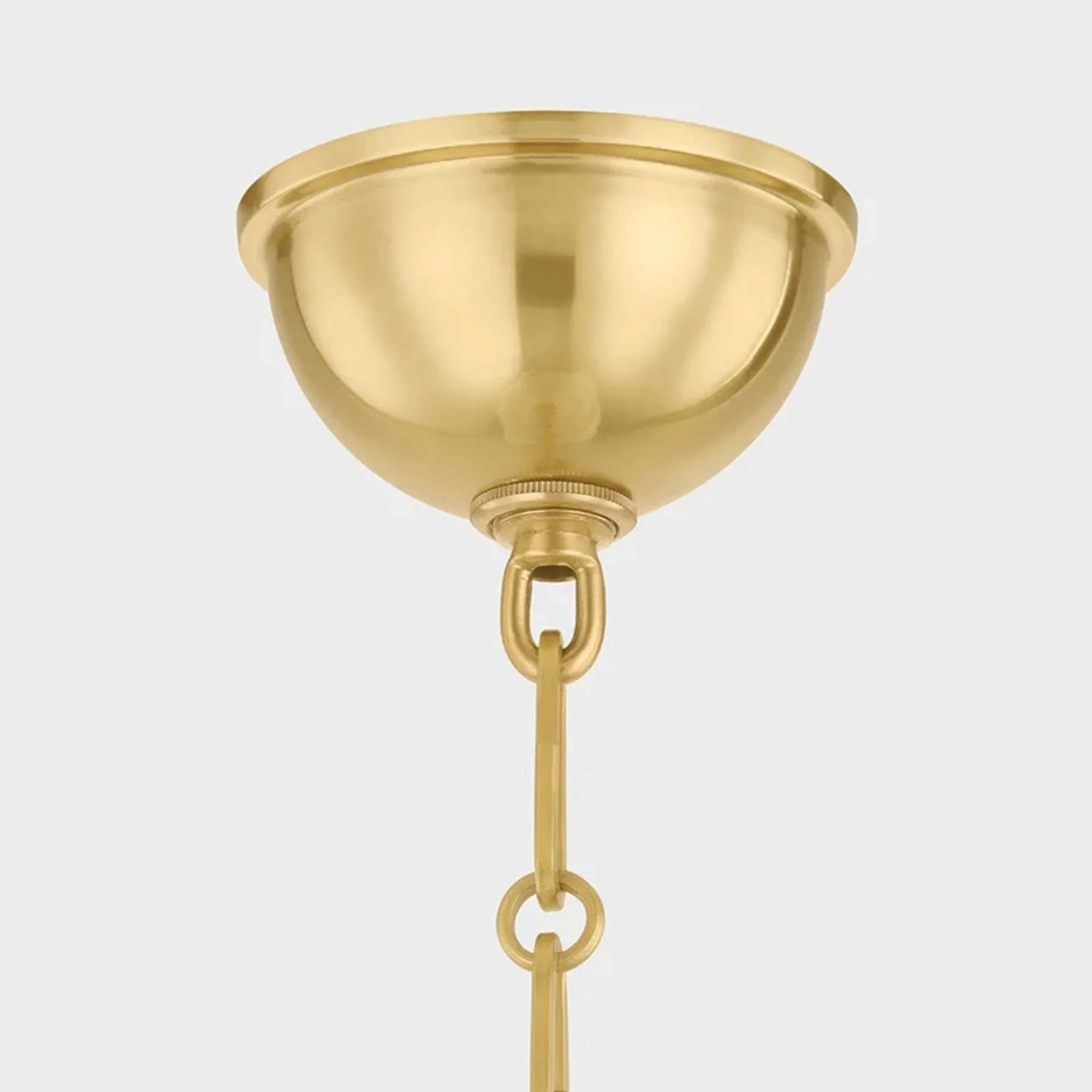 Painted No. 1 24" 4-Light Pendant, Aged Brass/Distressed Bronze Finish