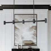 Hudson Valley Lighting - Predock 57" LED Island Pendant, Black Brass Finish | Bees Lighting