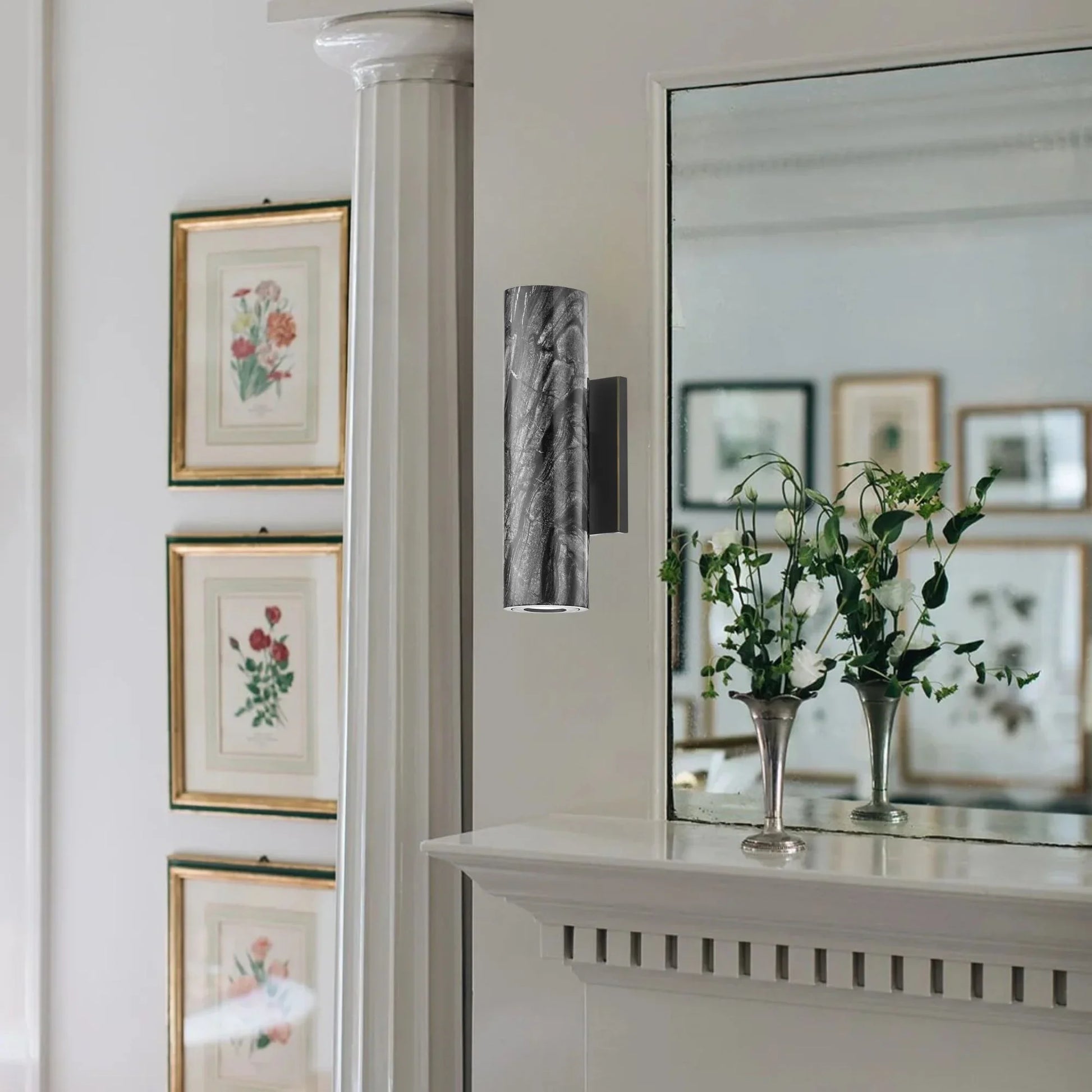 Hudson Valley Lighting - Predock 10" LED Wall Sconce, Black Brass Finish | Bees Lighting