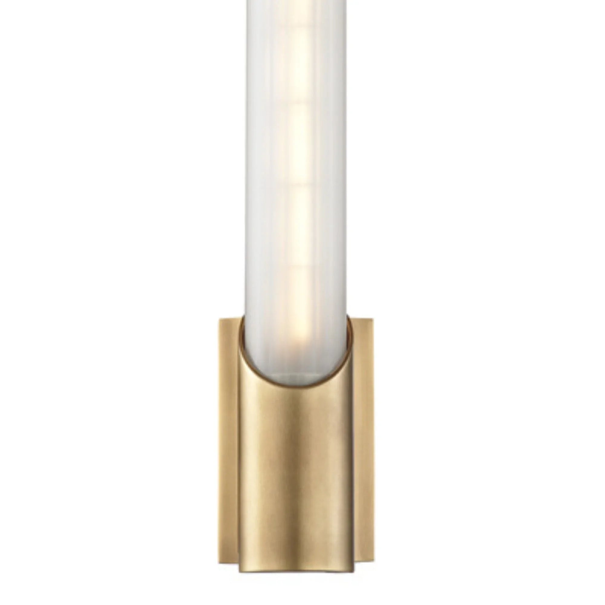 Pylon 14" Wall Sconce, Aged Brass Finish