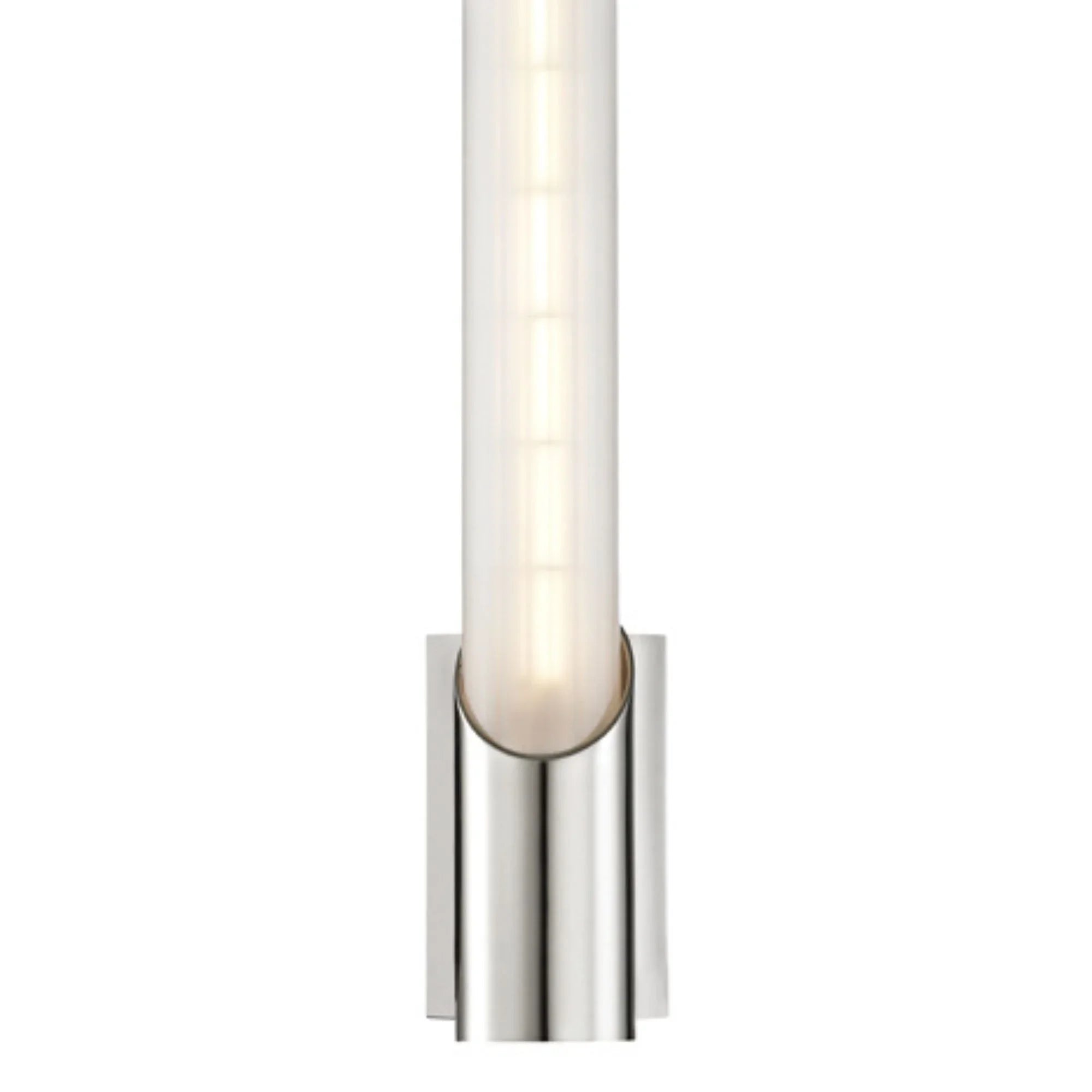 Pylon 14" Wall Sconce, Polished Nickel Finish