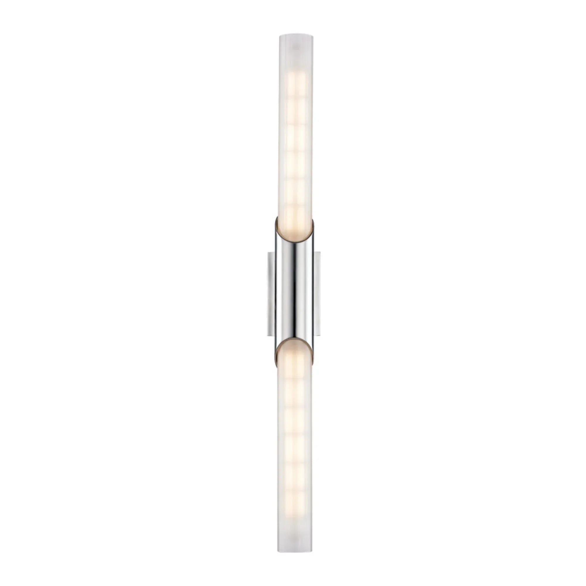 Pylon 26" 2-Light Wall Sconce, Polished Chrome Finish