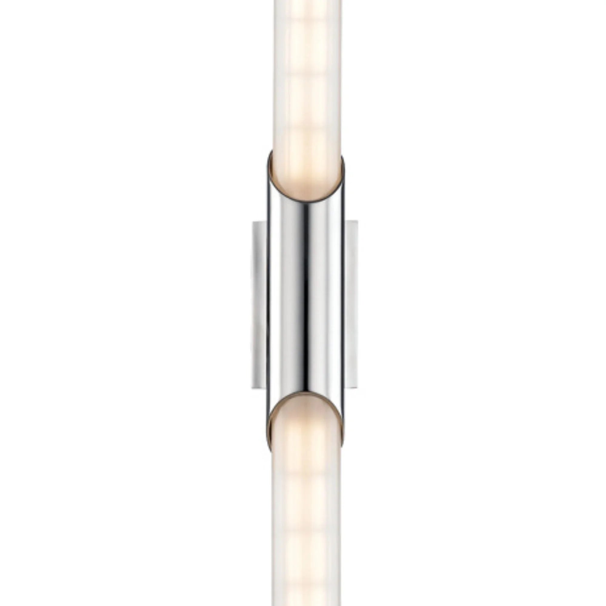 Pylon 26" 2-Light Wall Sconce, Polished Chrome Finish