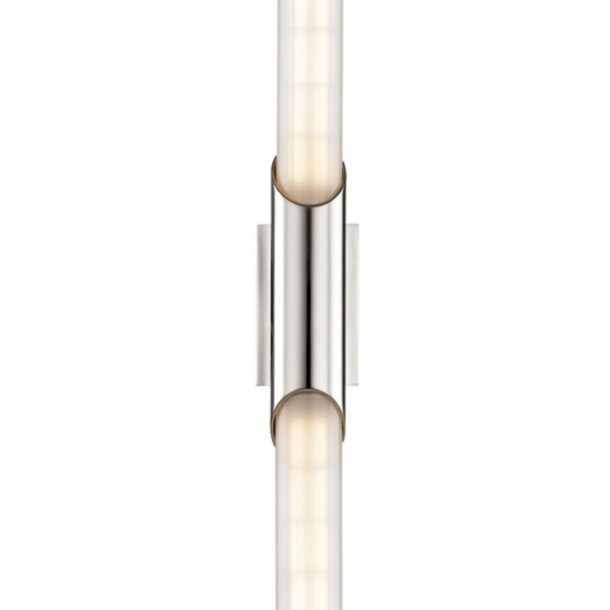 Pylon 26" 2-Light Wall Sconce, Polished Nickel Finish