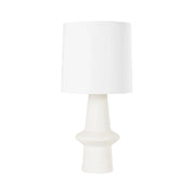 Hudson Valley Lighting - Ramapo 32" Table Lamp, Aged Brass/Pale Flax Ceramic Finish | Bees Lighting