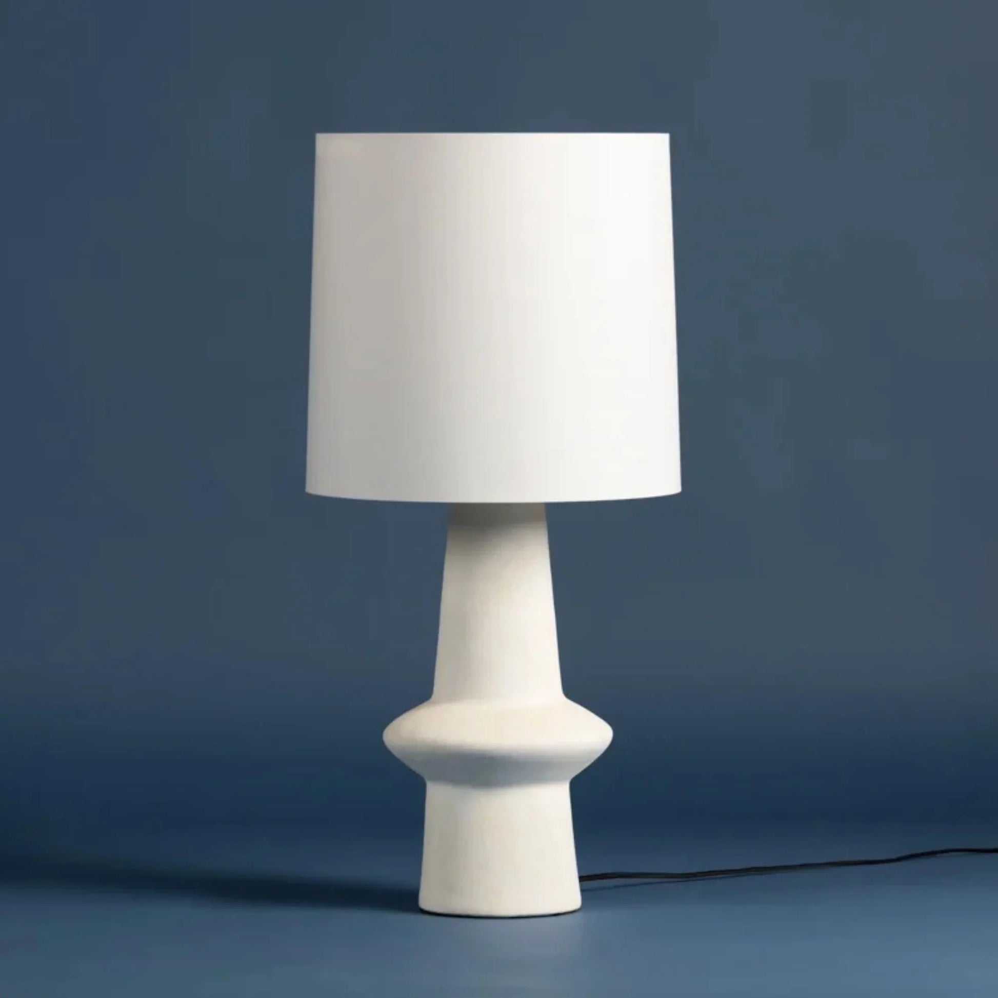 Hudson Valley Lighting - Ramapo 32" Table Lamp, Aged Brass/Pale Flax Ceramic Finish | Bees Lighting