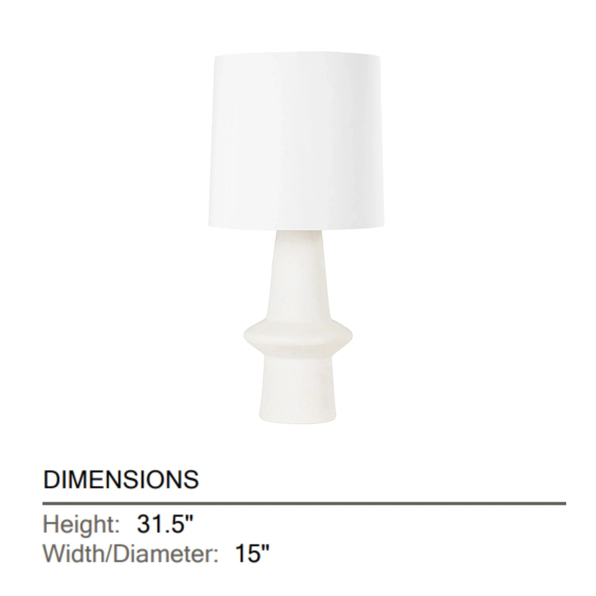 Hudson Valley Lighting - Ramapo 32" Table Lamp, Aged Brass/Pale Flax Ceramic Finish | Bees Lighting