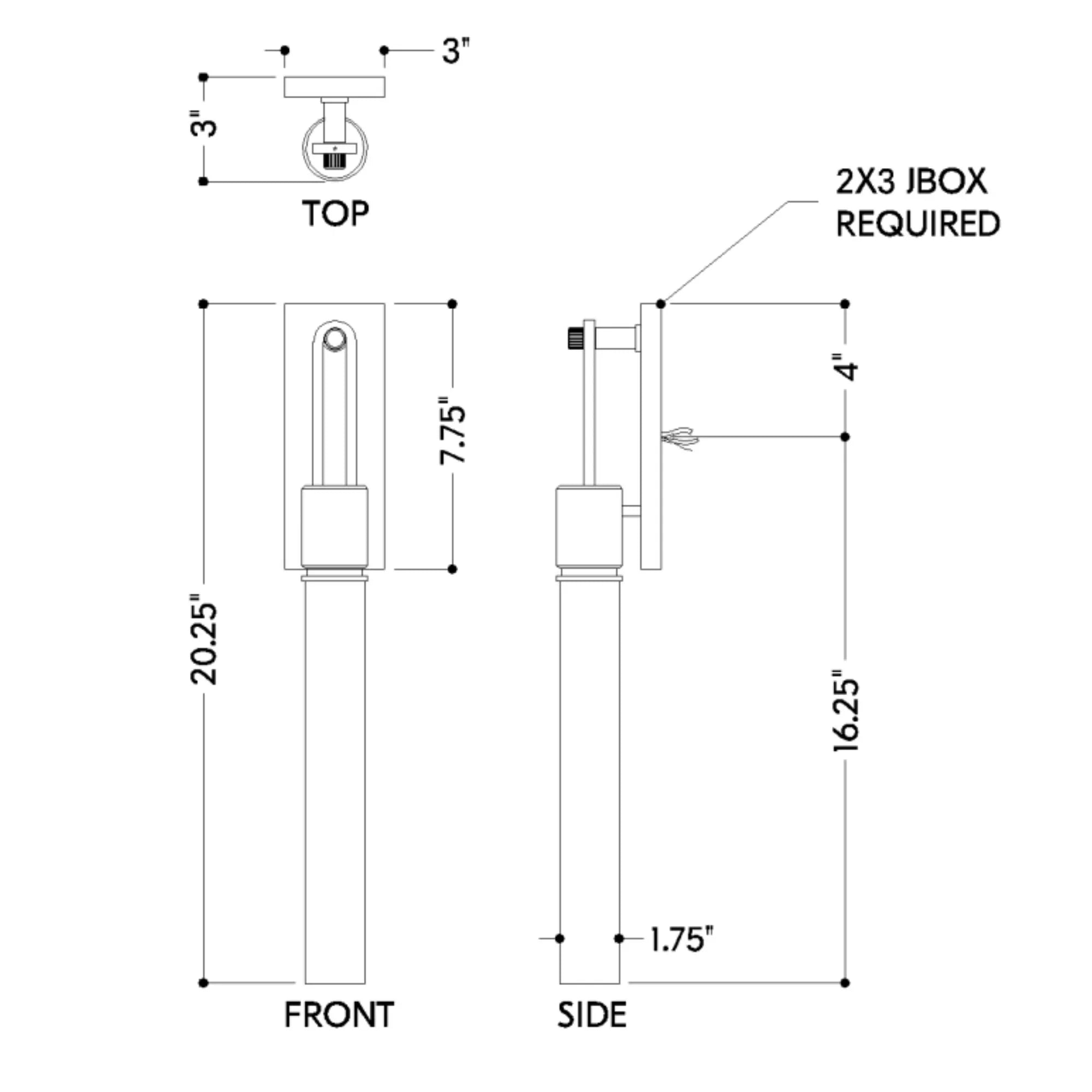 Raynham 20" LED Wall Sconce, Aged Brass Finish