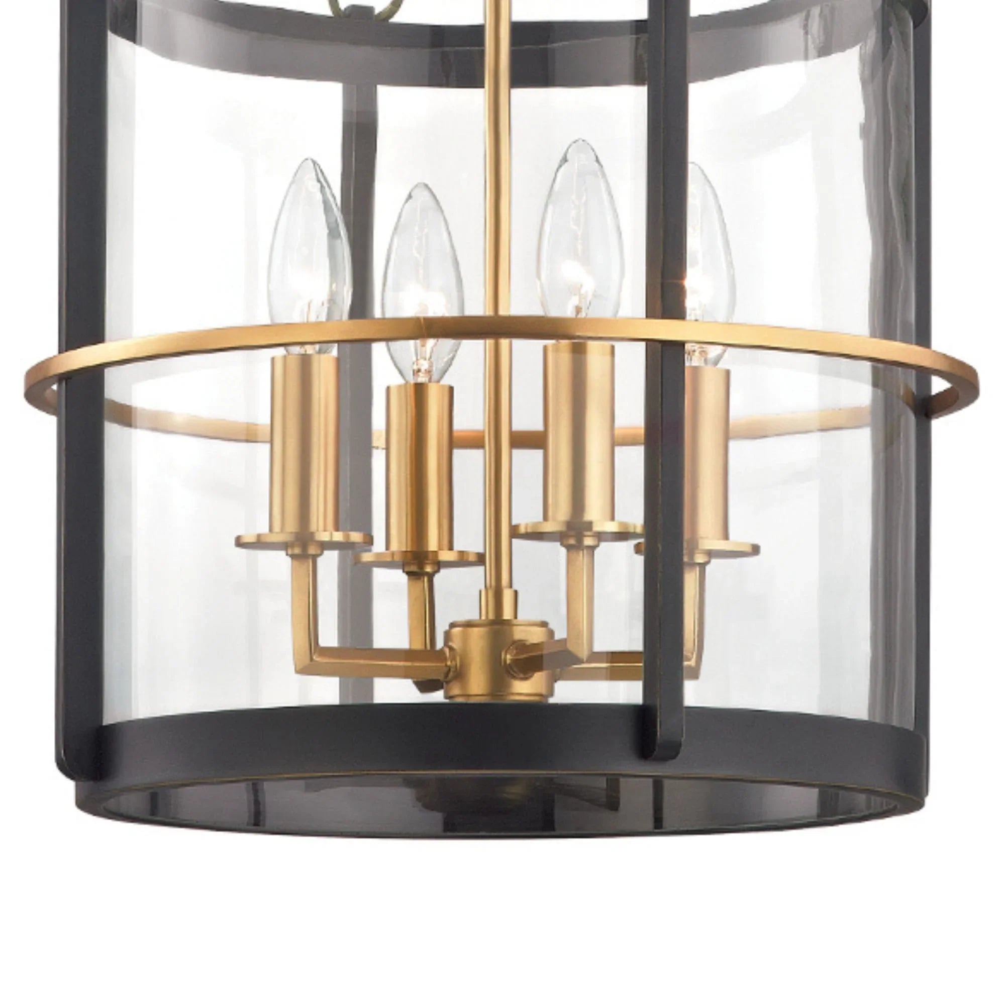 Ren 20" 4-Light Lantern, Aged Old Bronze Finish
