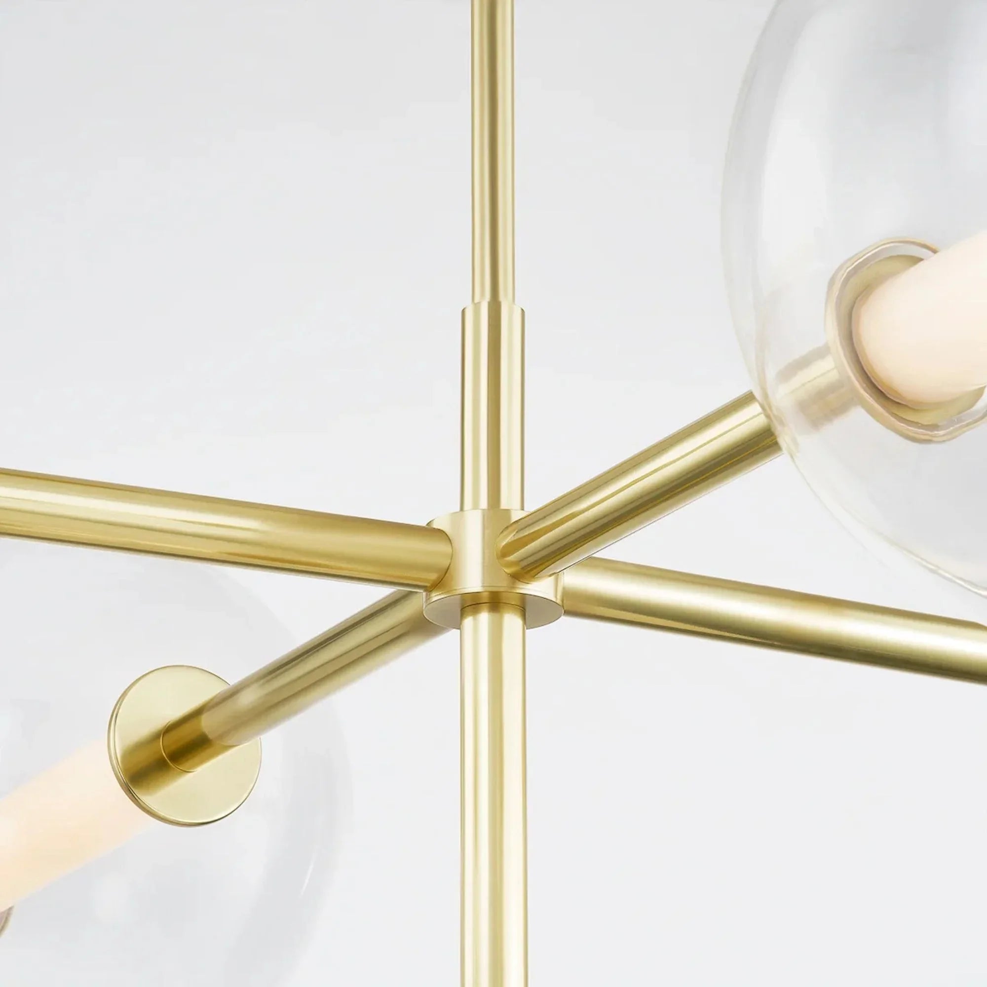 Hudson Valley Lighting - Richford 48" LED Chandelier, Aged Brass Finish | Bees Lighting