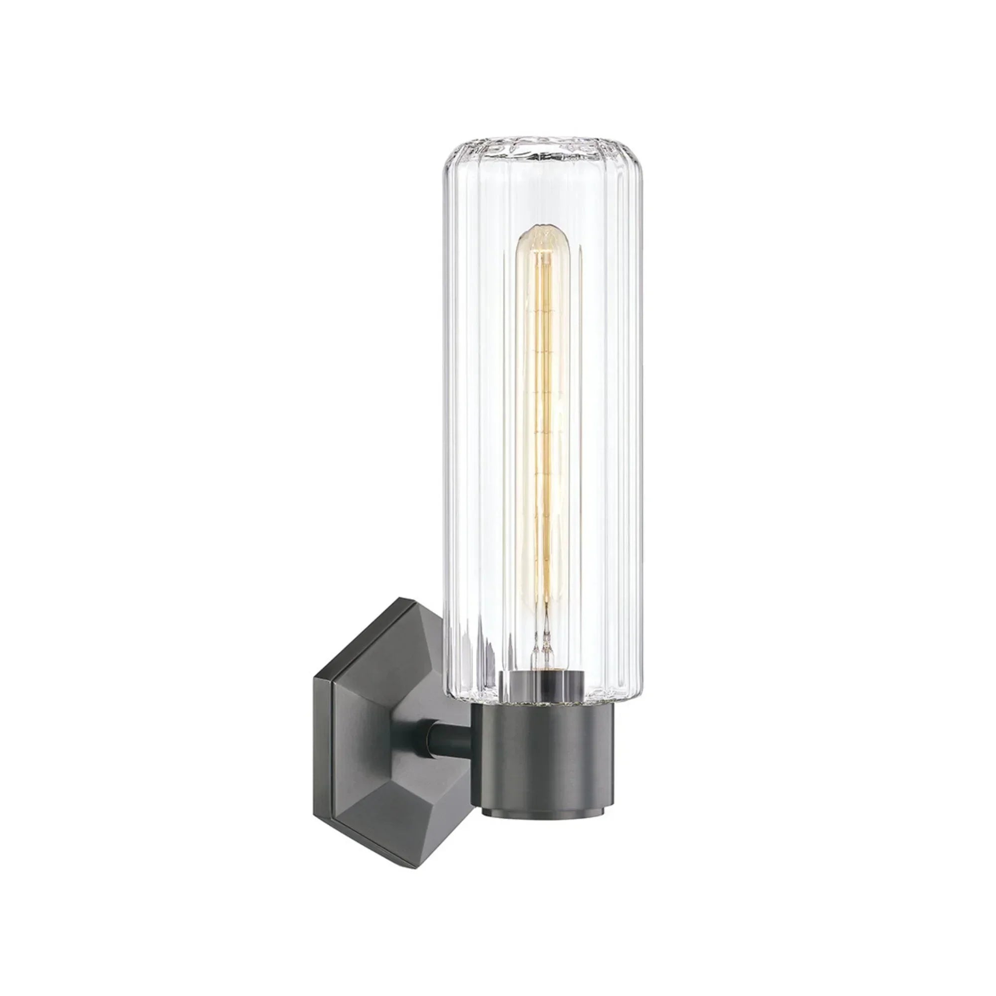 Roebling 15" Wall Sconce, Old Bronze Finish