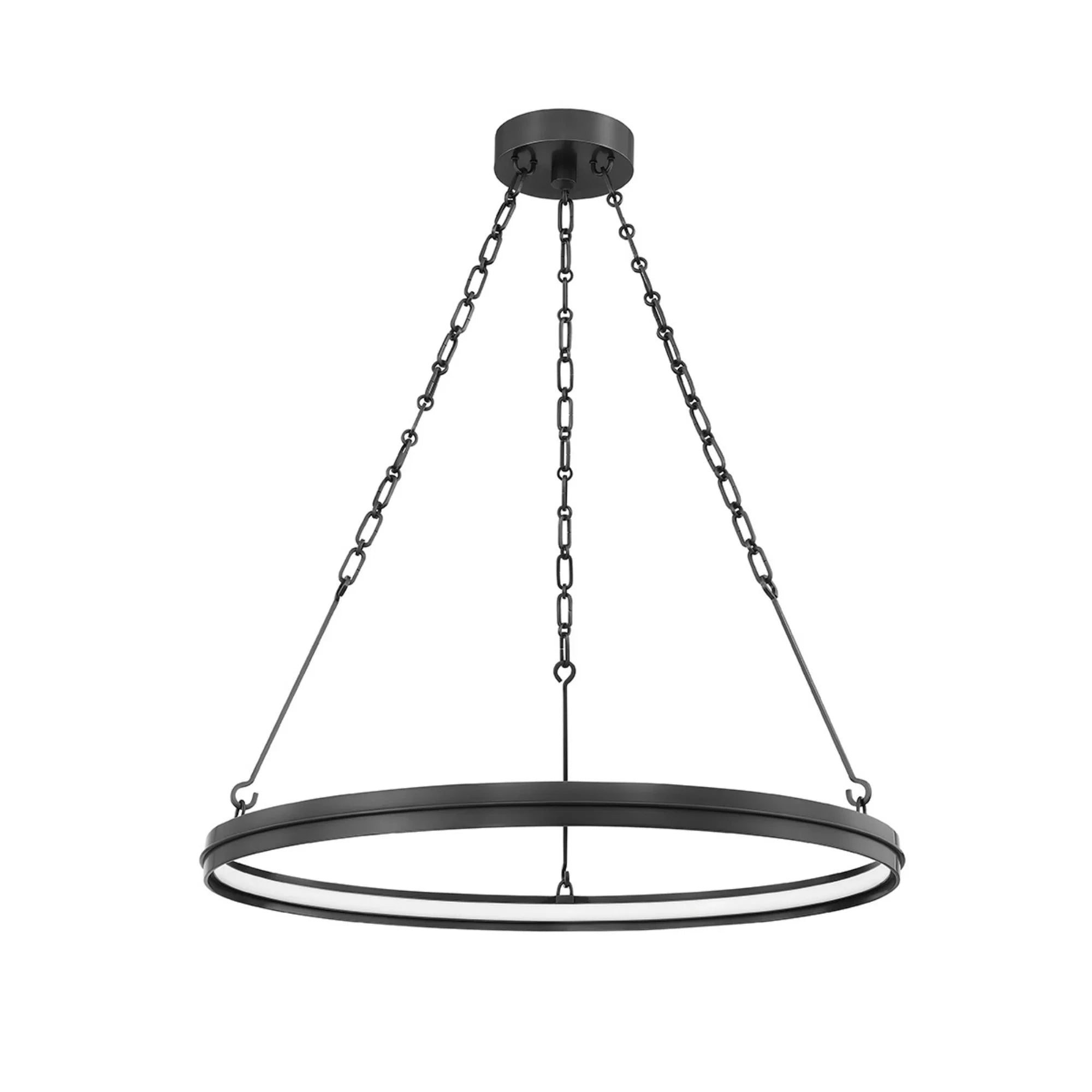 Hudson Valley Lighting - Rosendale 28" LED Chandelier, Old Bronze Finish | Bees Lighting