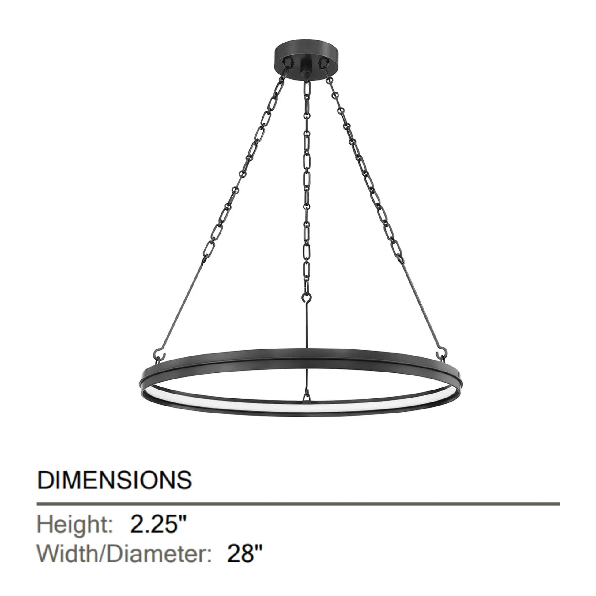 Hudson Valley Lighting - Rosendale 28" LED Chandelier, Old Bronze Finish | Bees Lighting