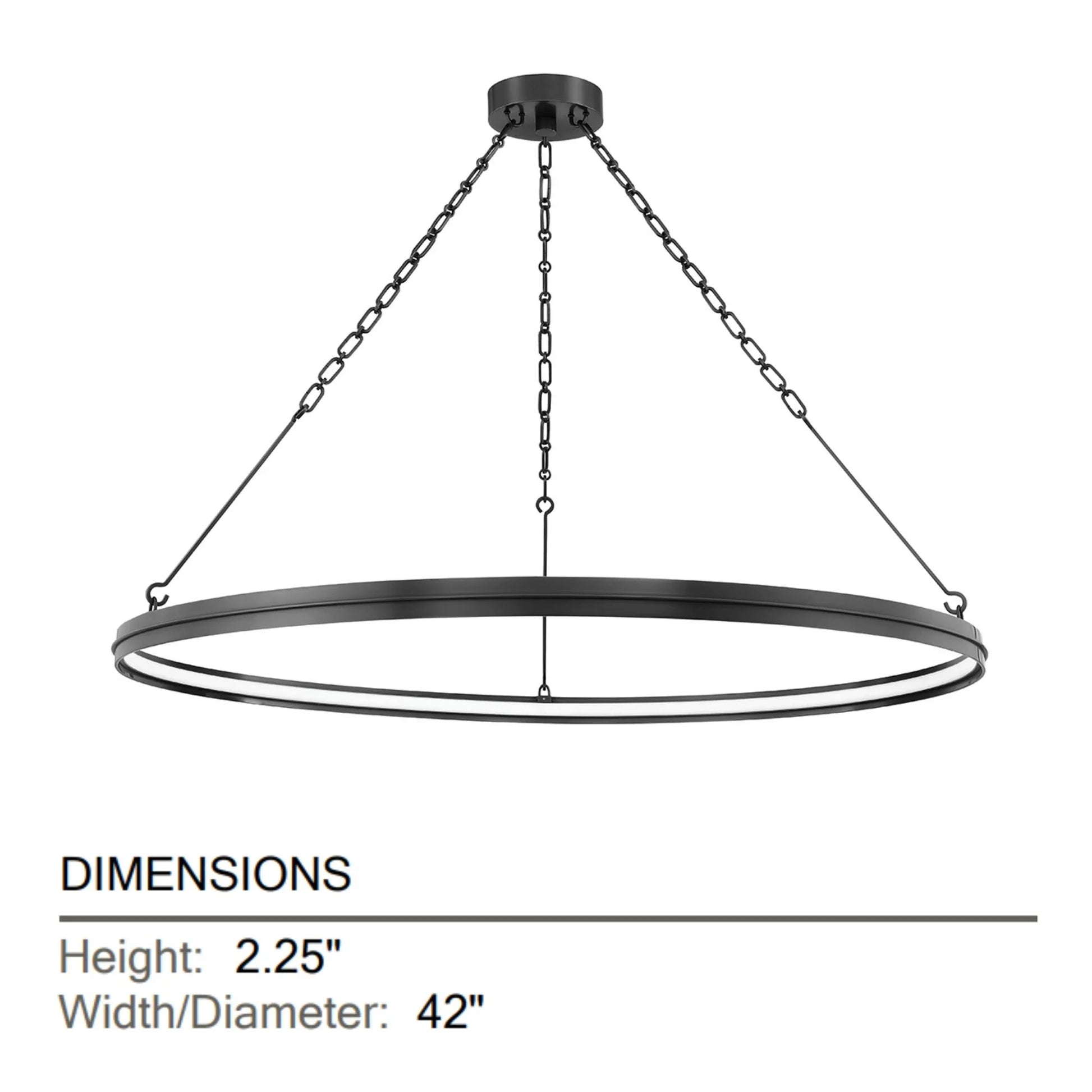 Hudson Valley Lighting - Rosendale 42" LED Chandelier, Old Bronze Finish | Bees Lighting