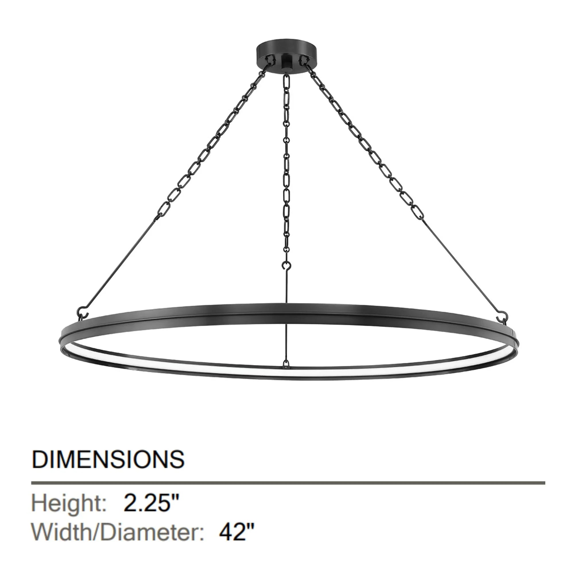 Hudson Valley Lighting - Rosendale 42" LED Chandelier, Old Bronze Finish | Bees Lighting