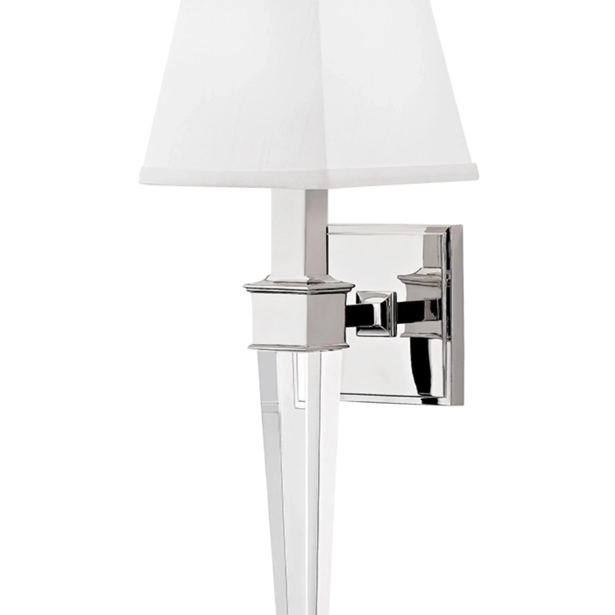 Ruskin 21" Wall Sconce, Polished Nickel Finish